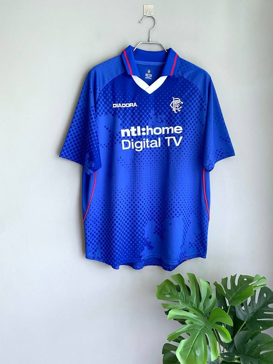 Diadora Diadora FC Glasgow Rangers 2002/03 Home Soccer Jersey, XL Size US XL / EU 56 / 4 - 1 Thumbnail