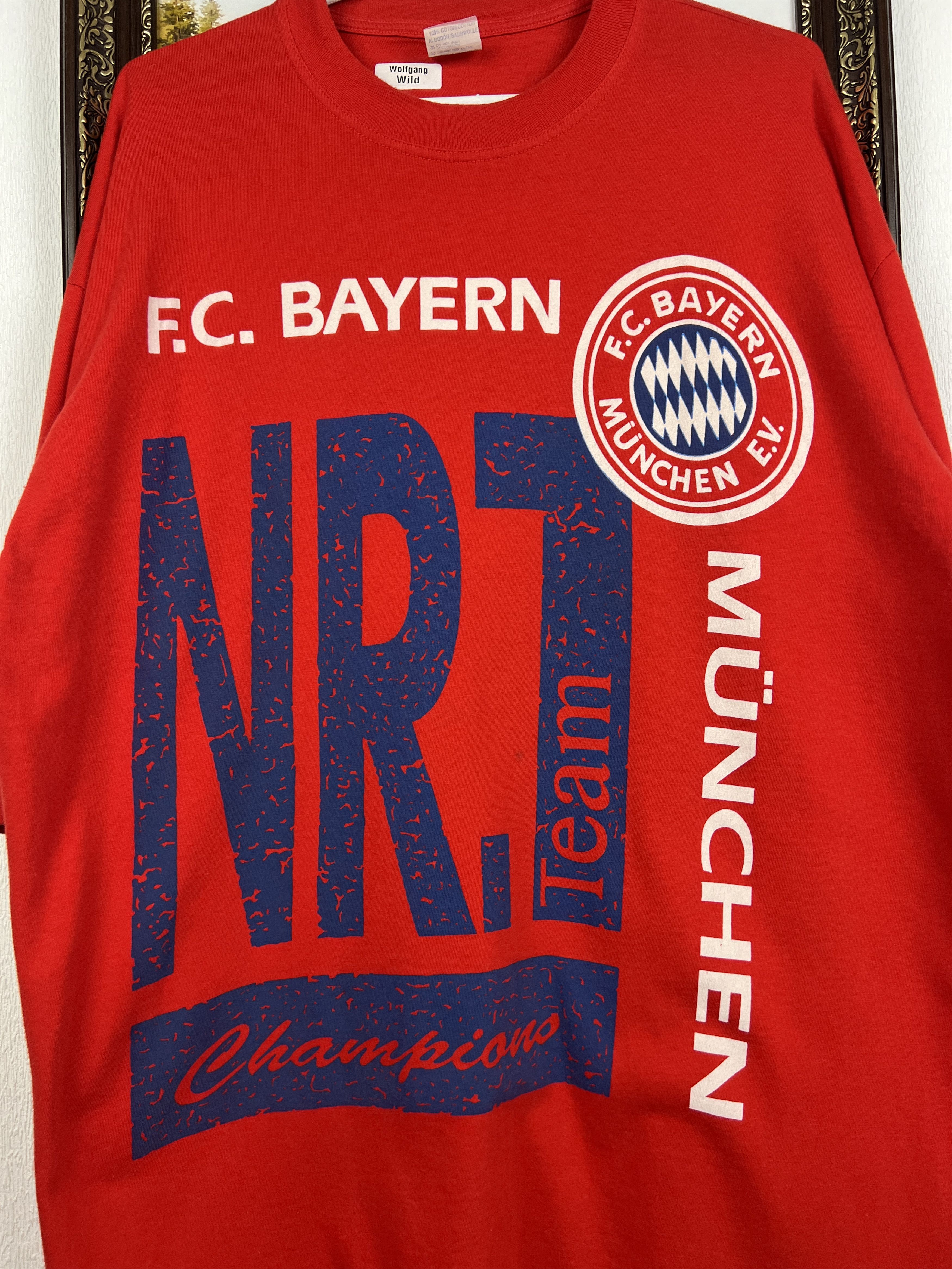 Adidas Bayern Munich Football Shirt Champions Print Soccer Jersey Size US XXL / EU 58 / 5 - 3 Thumbnail