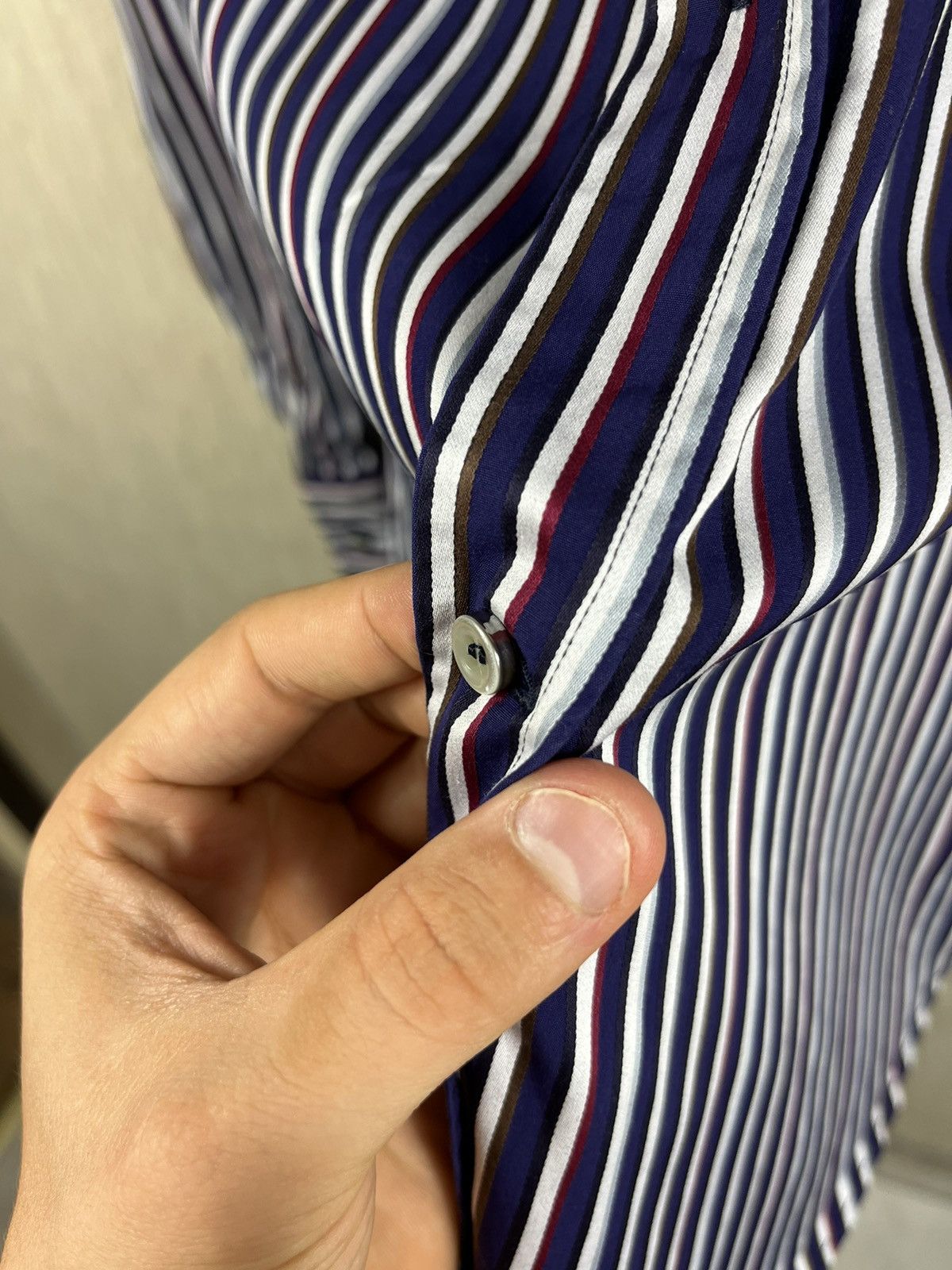Paul & Shark Paul & Shark striped shirt with pocket logo casual Italy Size US M / EU 48-50 / 2 - 14 Thumbnail