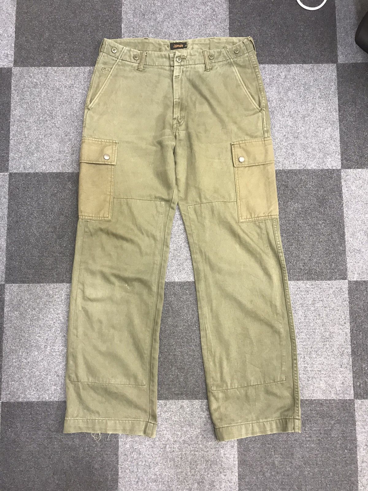 Chimala CHIMALA 2 Tones Cinch Back Double Knee Cargo Pant F774 Size US 32 / EU 48 - 3 Thumbnail