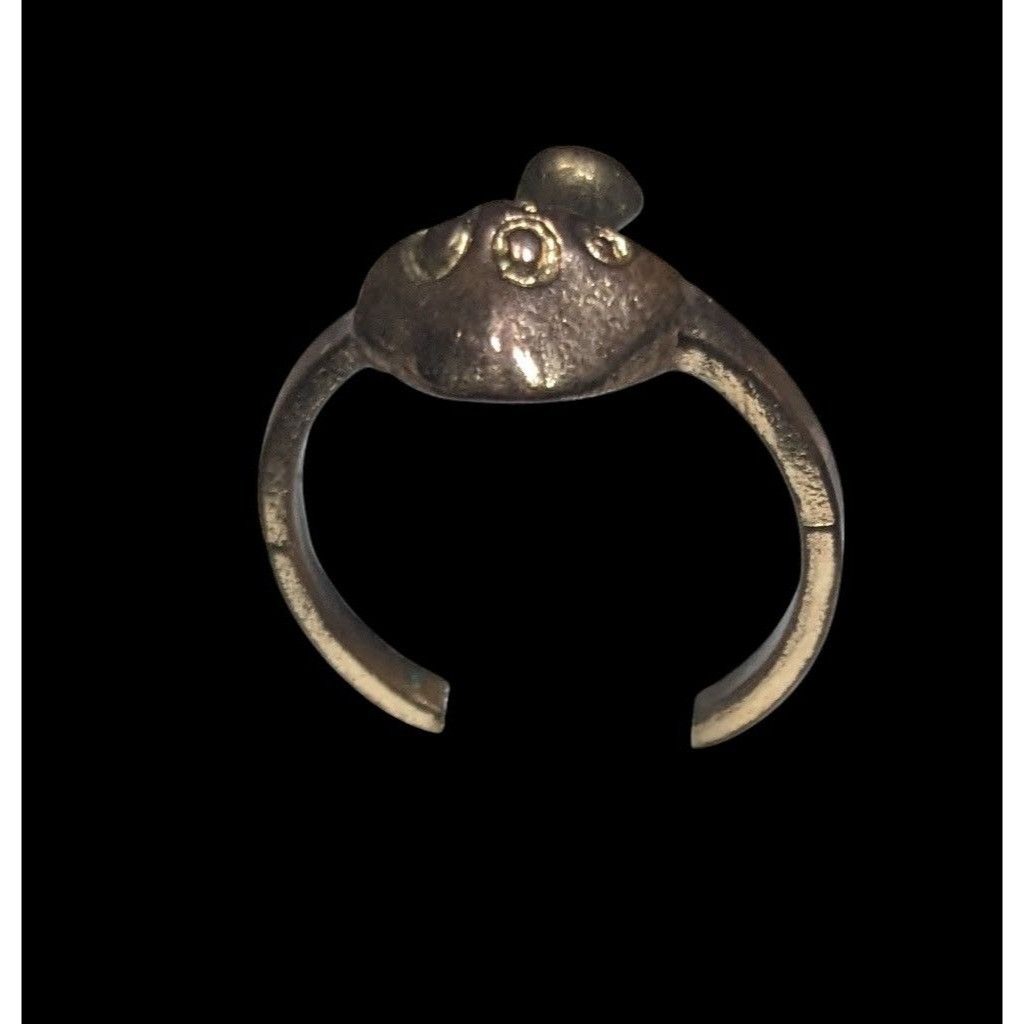Other Fairycore Antiqued Bronze Tone Mushroom Ring Size 7 Size ONE SIZE - 10 Thumbnail