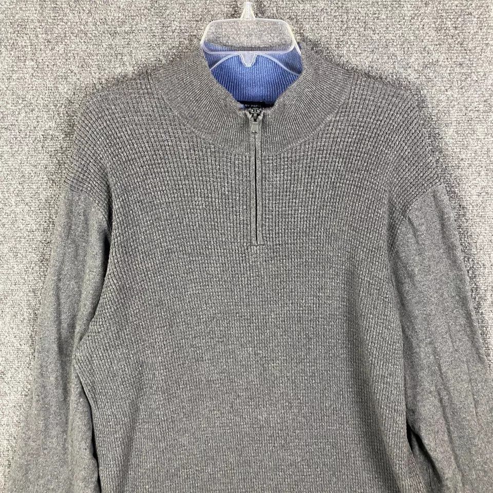 Zachary Prell Zachary Prell 1/4 Zip Men's XXL Sweater 2XL Pullover Gray Size US XXL / EU 58 / 5 - 2 Thumbnail
