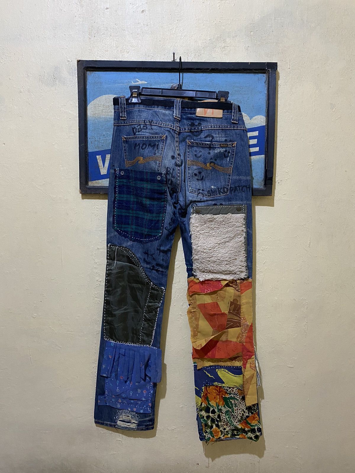 Japanese Brand NUDIE PANTS REEWORK DENIM Size US 32 / EU 48 - 4 Thumbnail