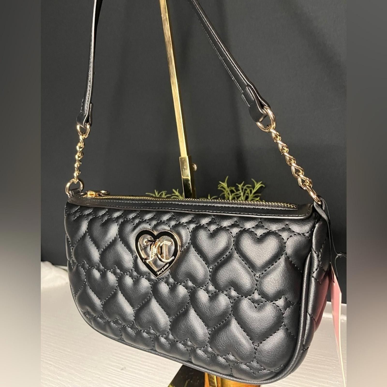 Juicy Couture Juicy Couture Flawless Black Shoulder Bag NWT Size ONE SIZE - 3 Thumbnail