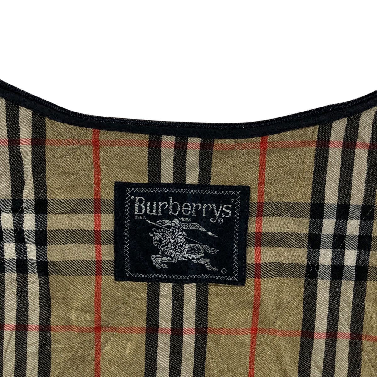 Burberry Prorsum Vintage BURBERRYS LONDON Nova Checked Plaid Inner Blazer Size 38R - 4 Thumbnail