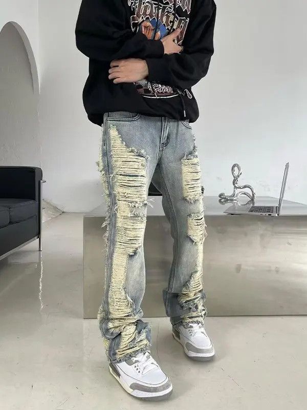 Other Distressed Washed Denim Jeans Size US 33 - 7 Thumbnail