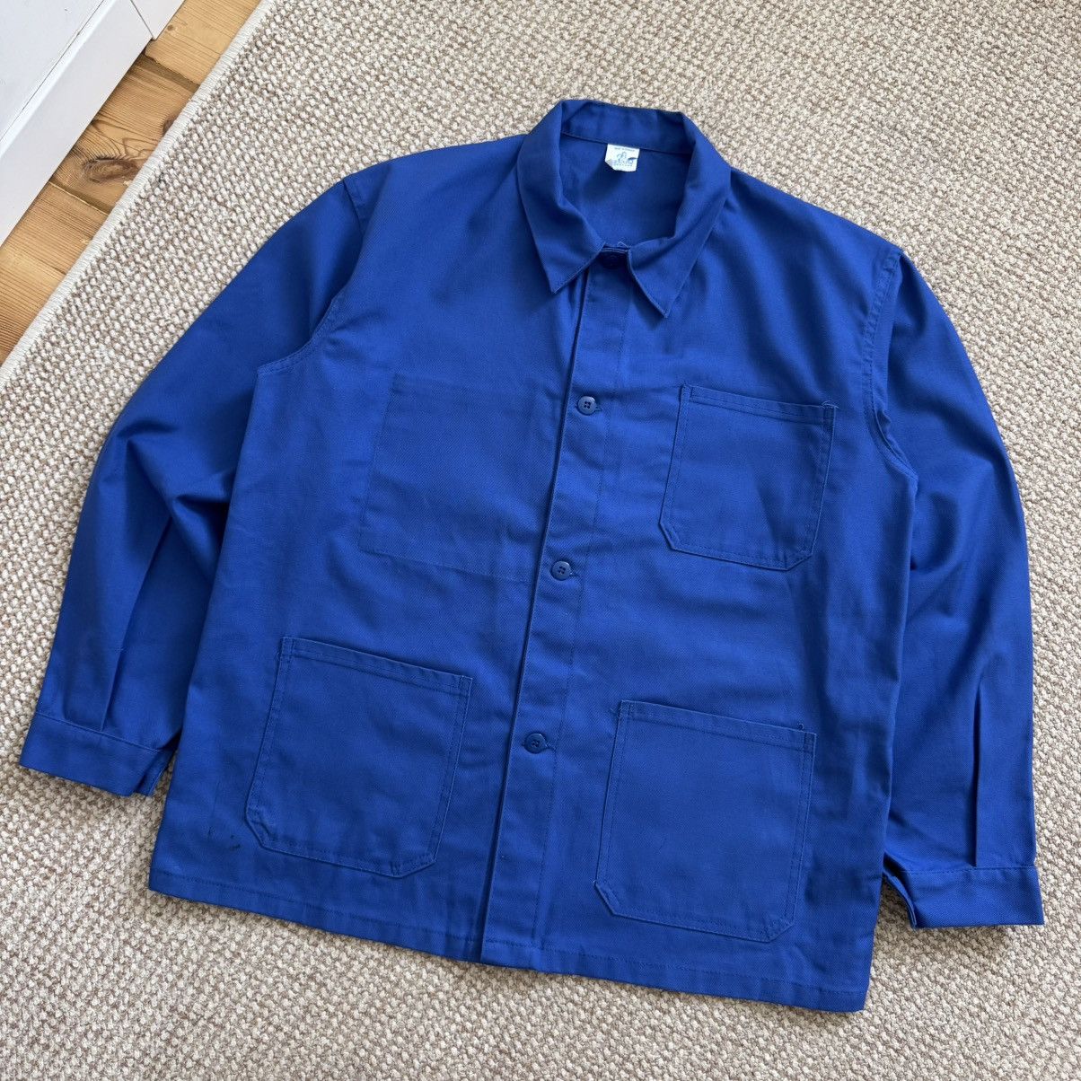 🇫🇷Le Coq Bordeaux Vintage French Works Jacket Made In France