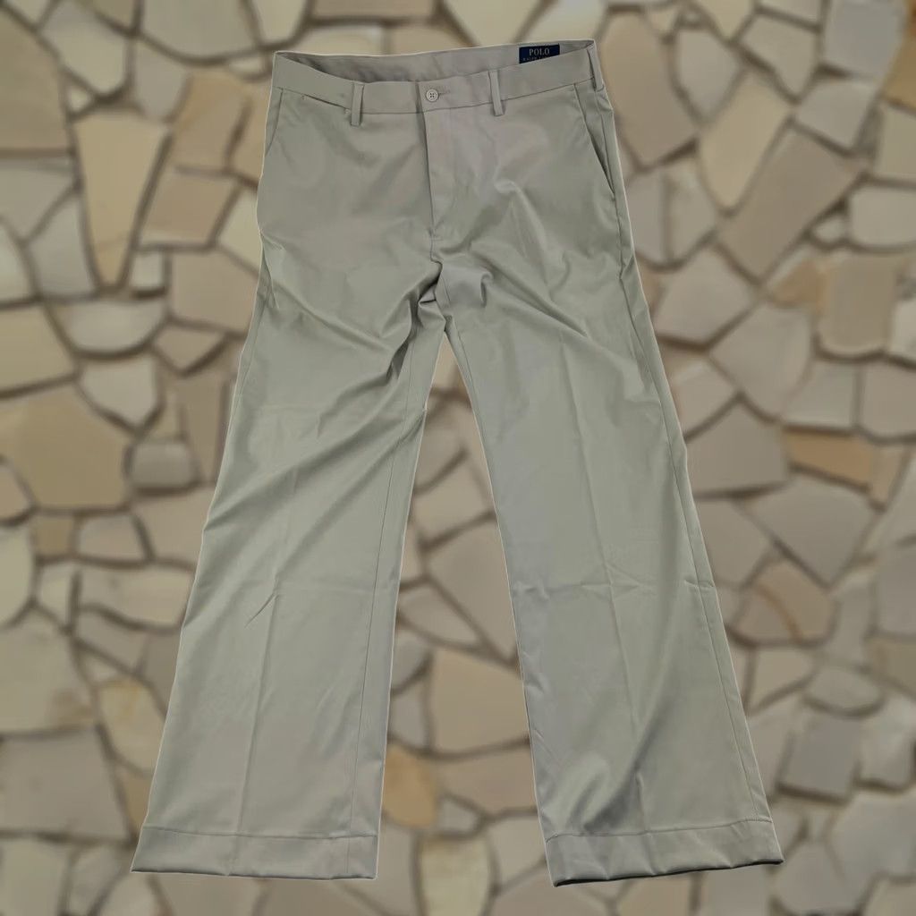 Polo Ralph Lauren Polo Ralph Lauren Tan Performance Flat Front Polyester Elastane Pants Size 34X32 Mens Size US S / EU 44-46 / 1 - 1 Thumbnail