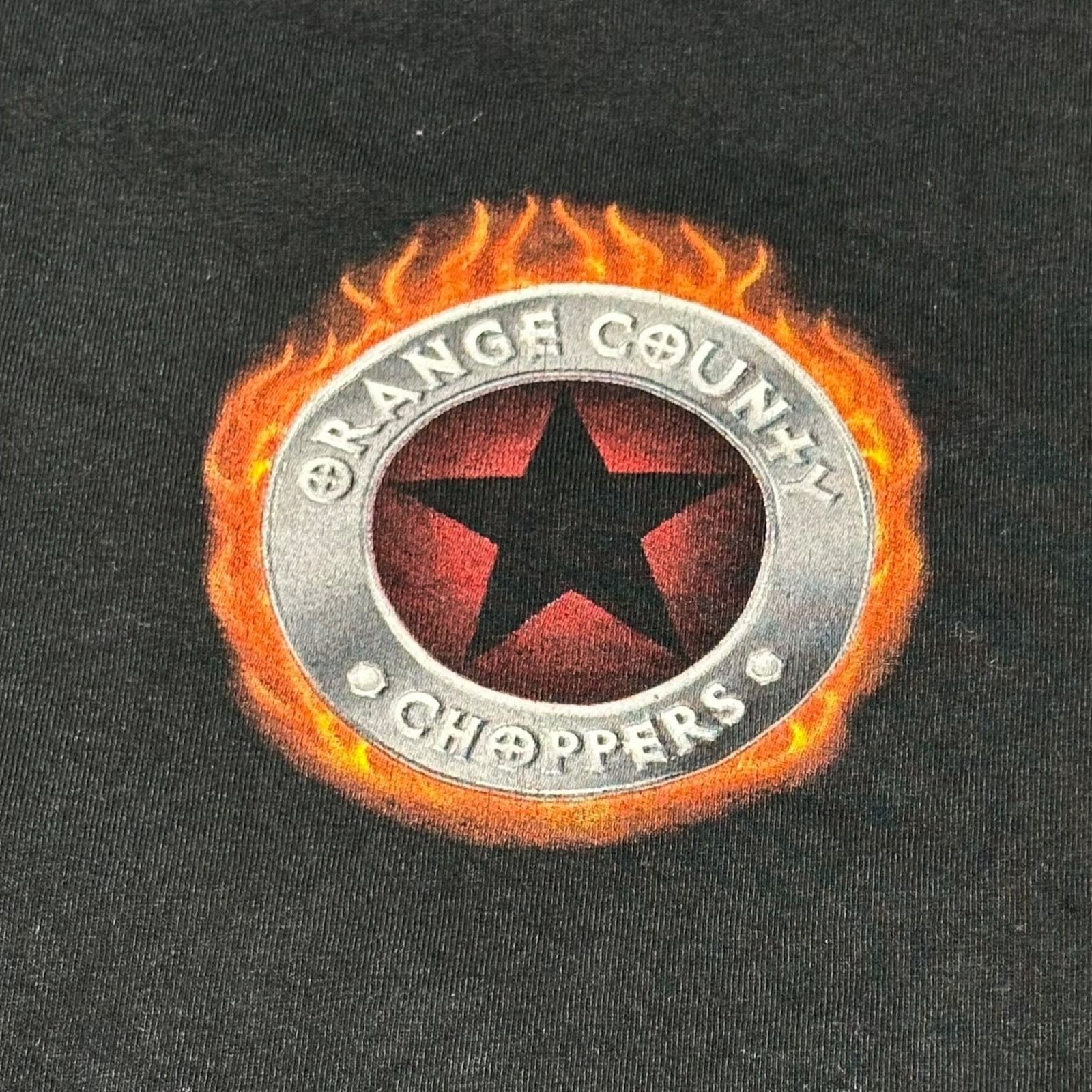 Harley Davidson × Vintage Y2K 2003 Orange County Choppers Long Sleeve Biker Tee Size US M / EU 48-50 / 2 - 6 Thumbnail