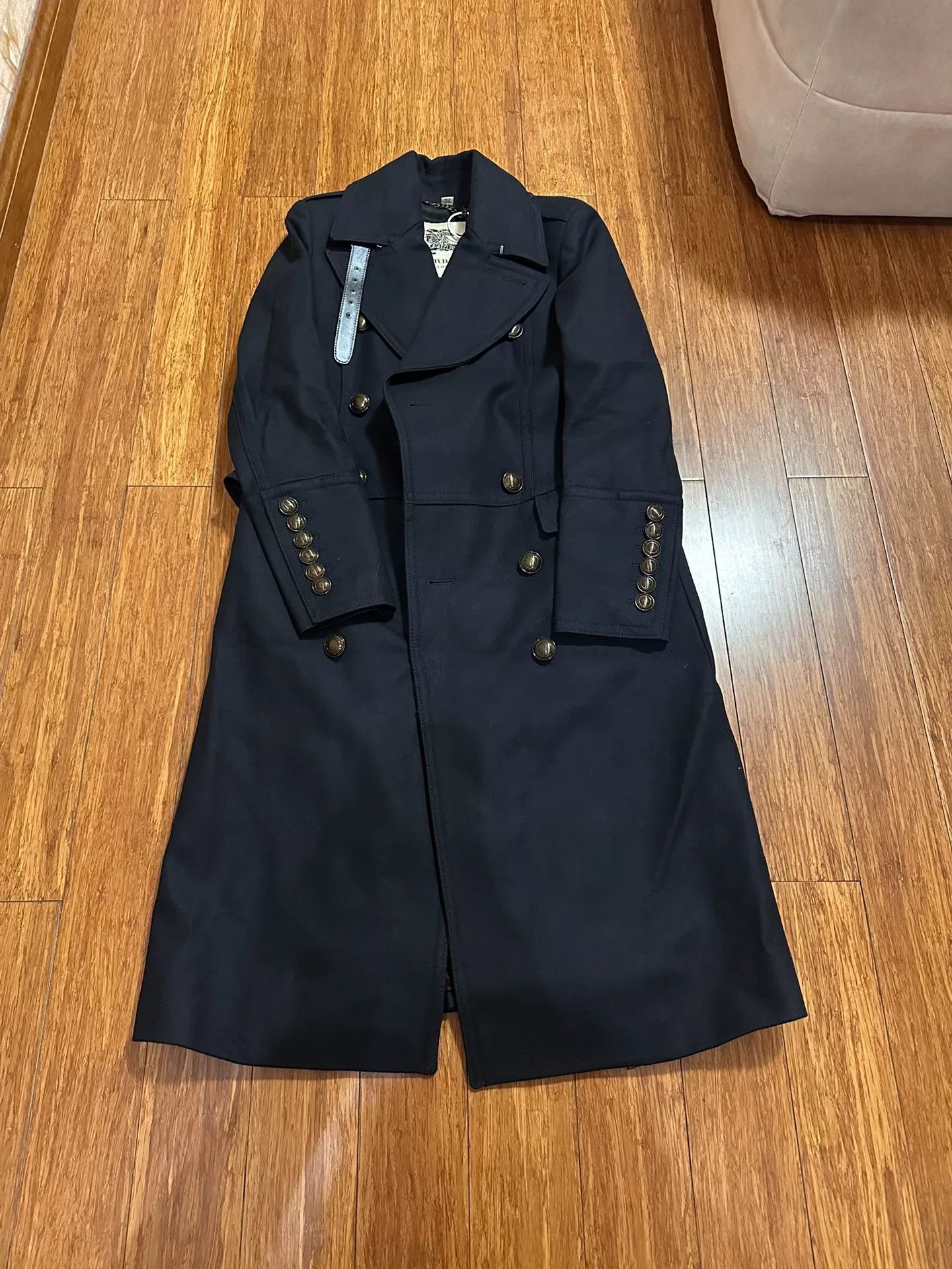 Burberry Burberry Classic Dark Blue Coat Size XXS / US 00 / IT 34 - 1 Thumbnail