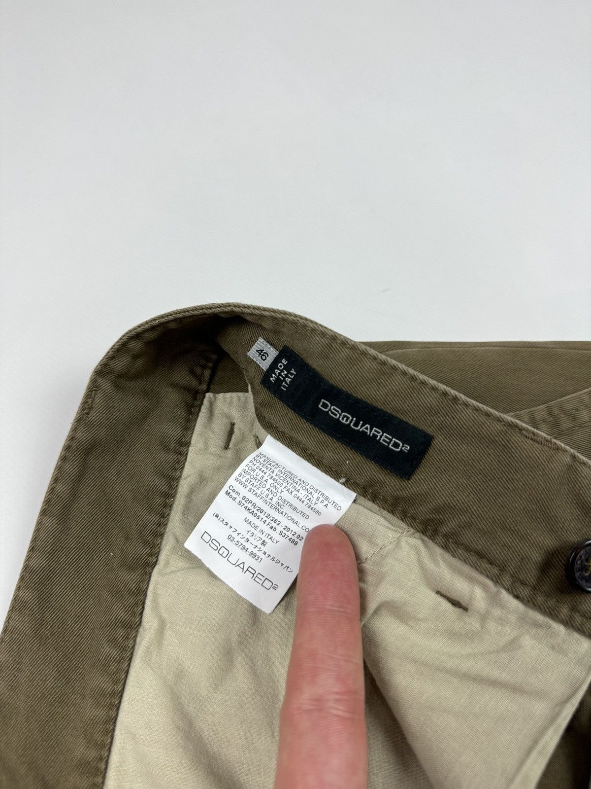 Dsquared2 Dsquared2 Khaki Chino Pants Size 32" / US 10 / IT 46 - 7 Thumbnail