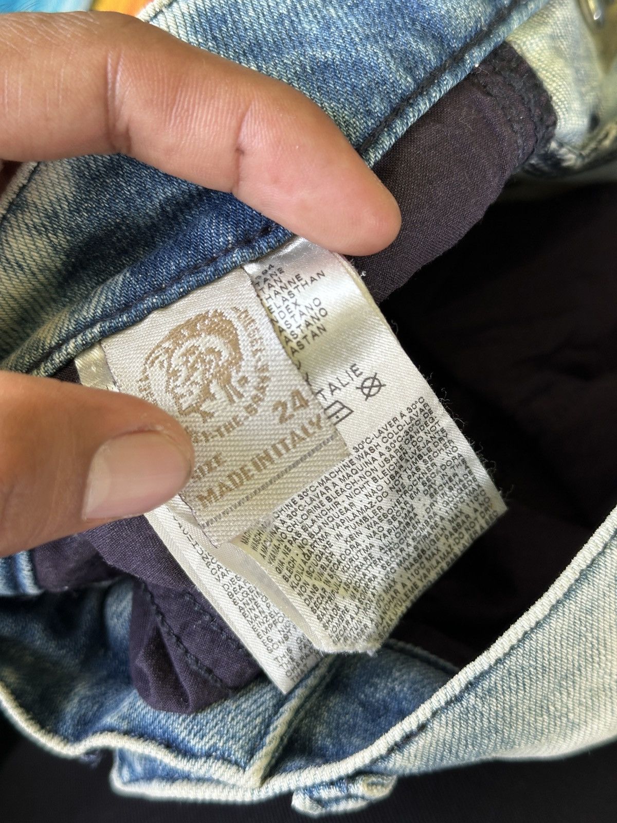 Diesel Distress Diesel Skinny Patchwork 28x42 Size US 28 / EU 44 - 5 Thumbnail