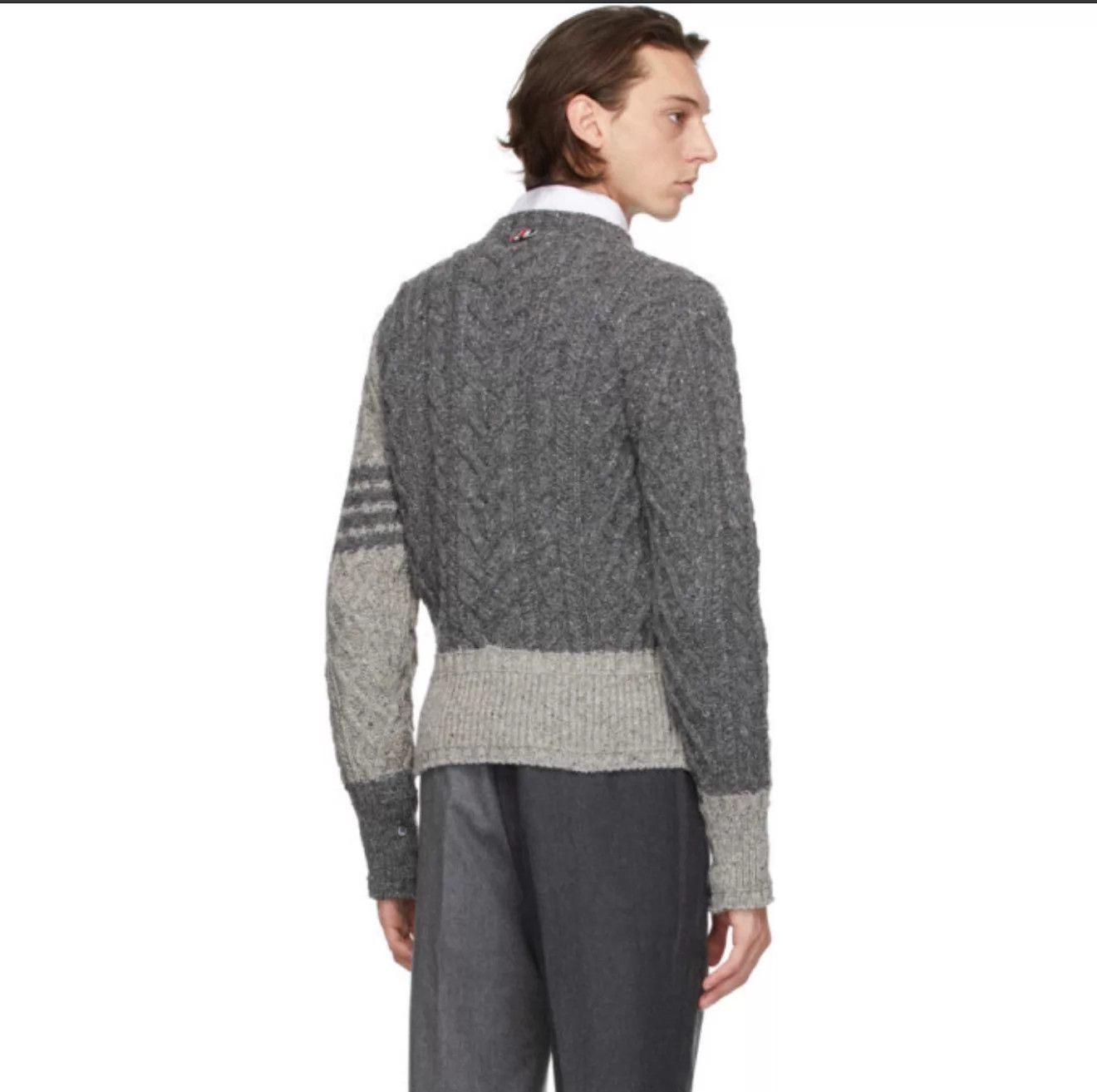 Thom Browne Thom Browne 4-Bar Colorblock Crewneck Sweater Size 2 Size US M / EU 48-50 / 2 - 8 Thumbnail