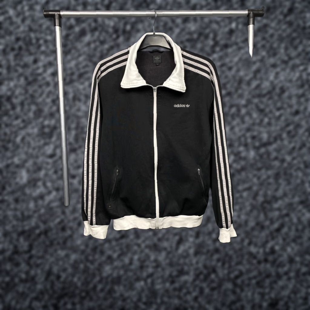 Adidas Adidas Mens Track Jacket Vintage Full Zip Retro Black M Jackets Mens Size US M / EU 48-50 / 2 - 1 Thumbnail