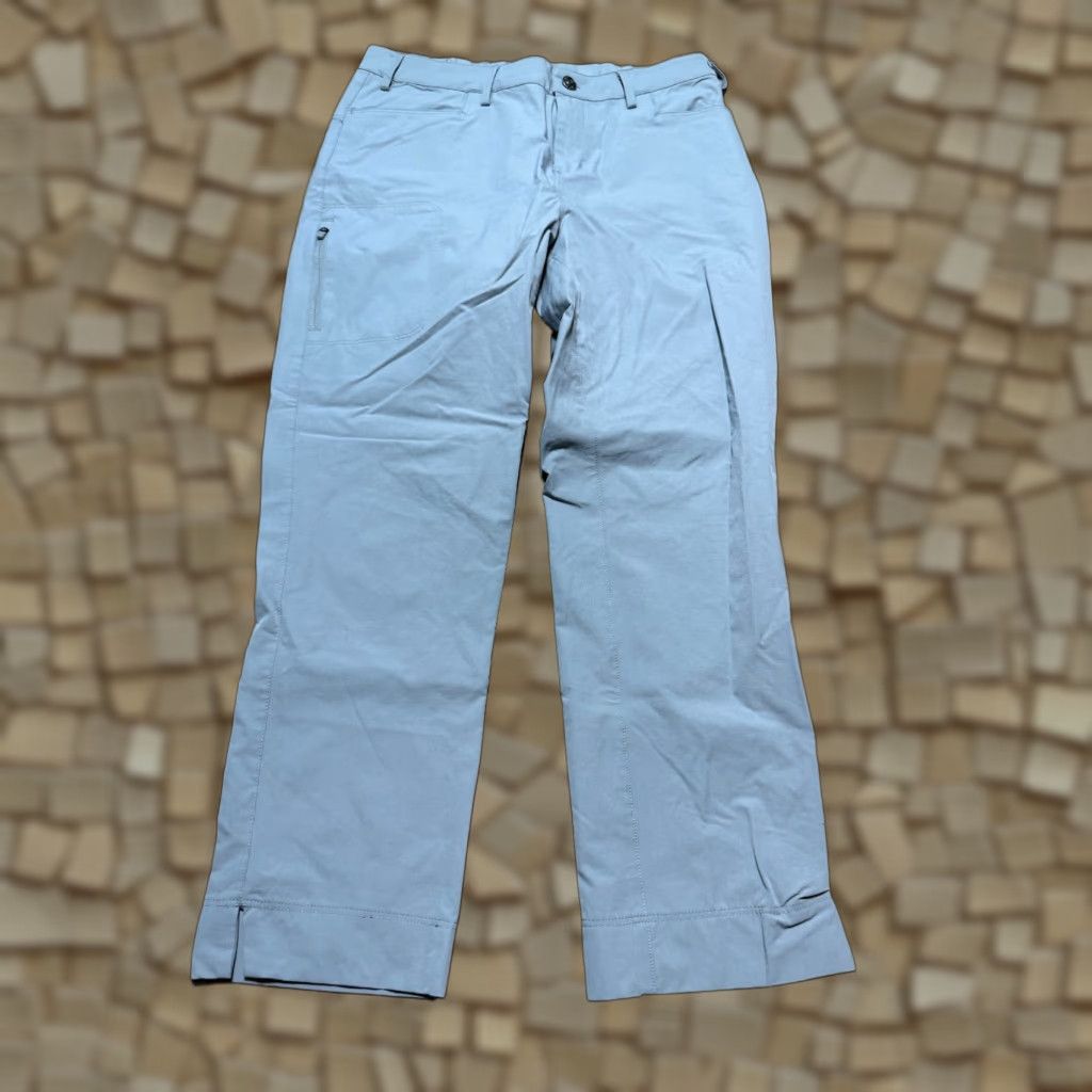Vintage Willit Pants Women's Size M Gray Straight Leg Flat Front Pockets Dress Pants Mens? Size 32" / US 10 / IT 46 - 1 Thumbnail