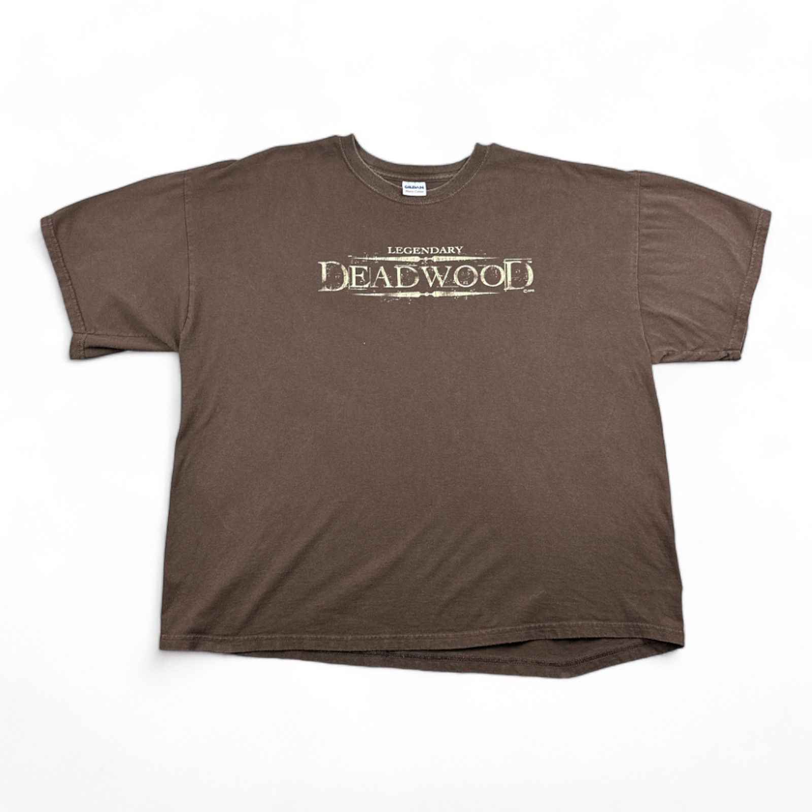 Gildan Deadwood Shirt Brown Legendary South Dakota Western Cowboy Size US XXL / EU 58 / 5 - 1 Thumbnail