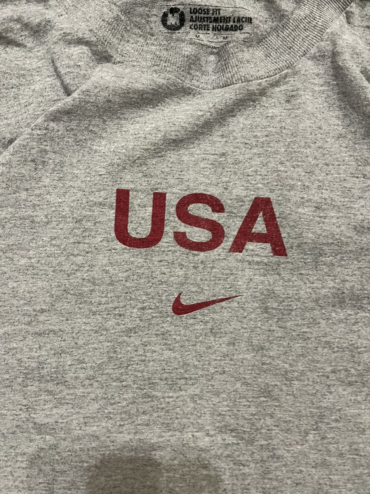Nike vintage center swoosh nike usa tee shirt Size US M / EU 48-50 / 2 - 3 Thumbnail