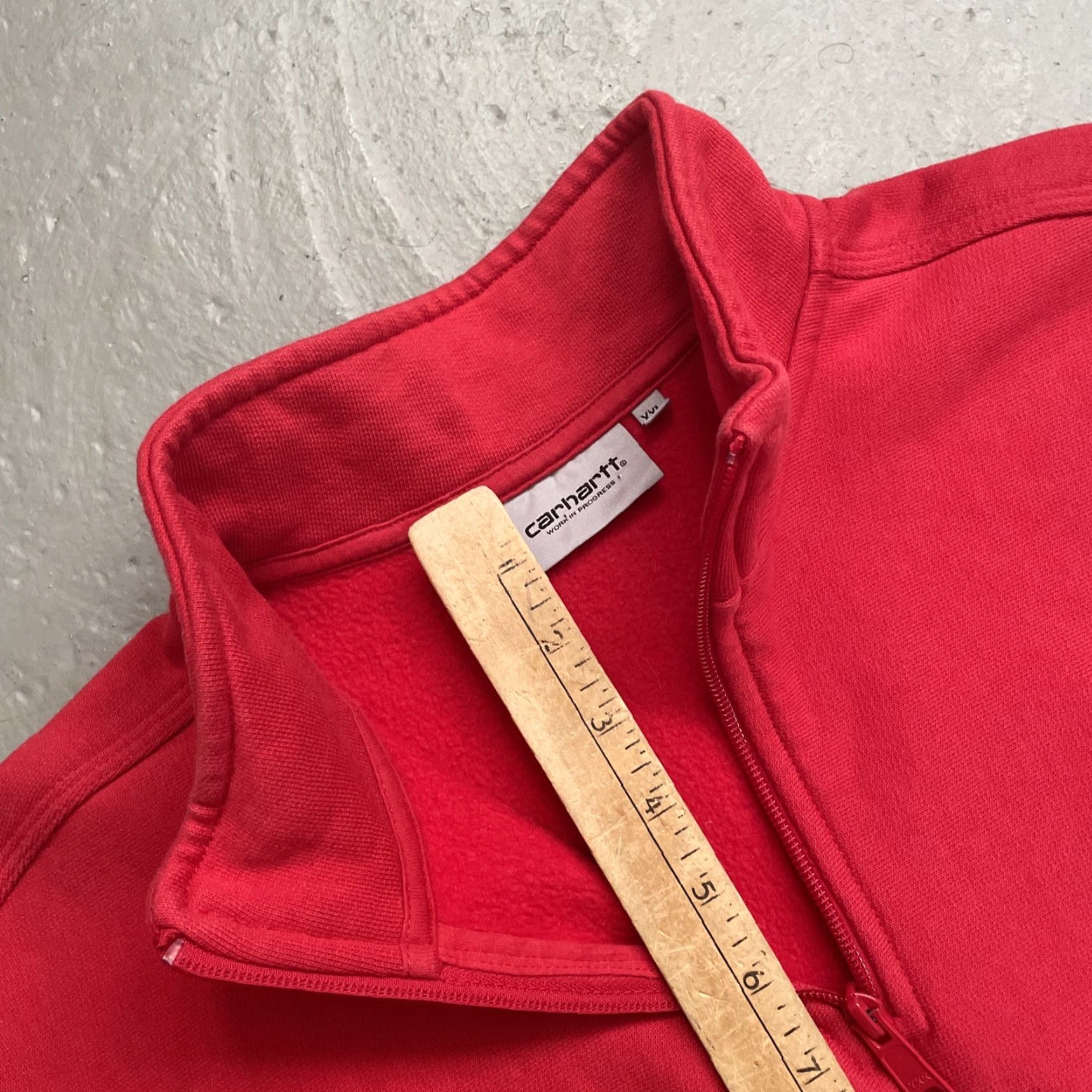 Carhartt Wip Carhartt WIP Work In Progress 1/2 Zip American Script Sweater Skate Men’s XXL Unisex Adults Pullover Cotton Blend 1/2 Zip WIP Workwear Size US XXL / EU 58 / 5 - 4 Thumbnail
