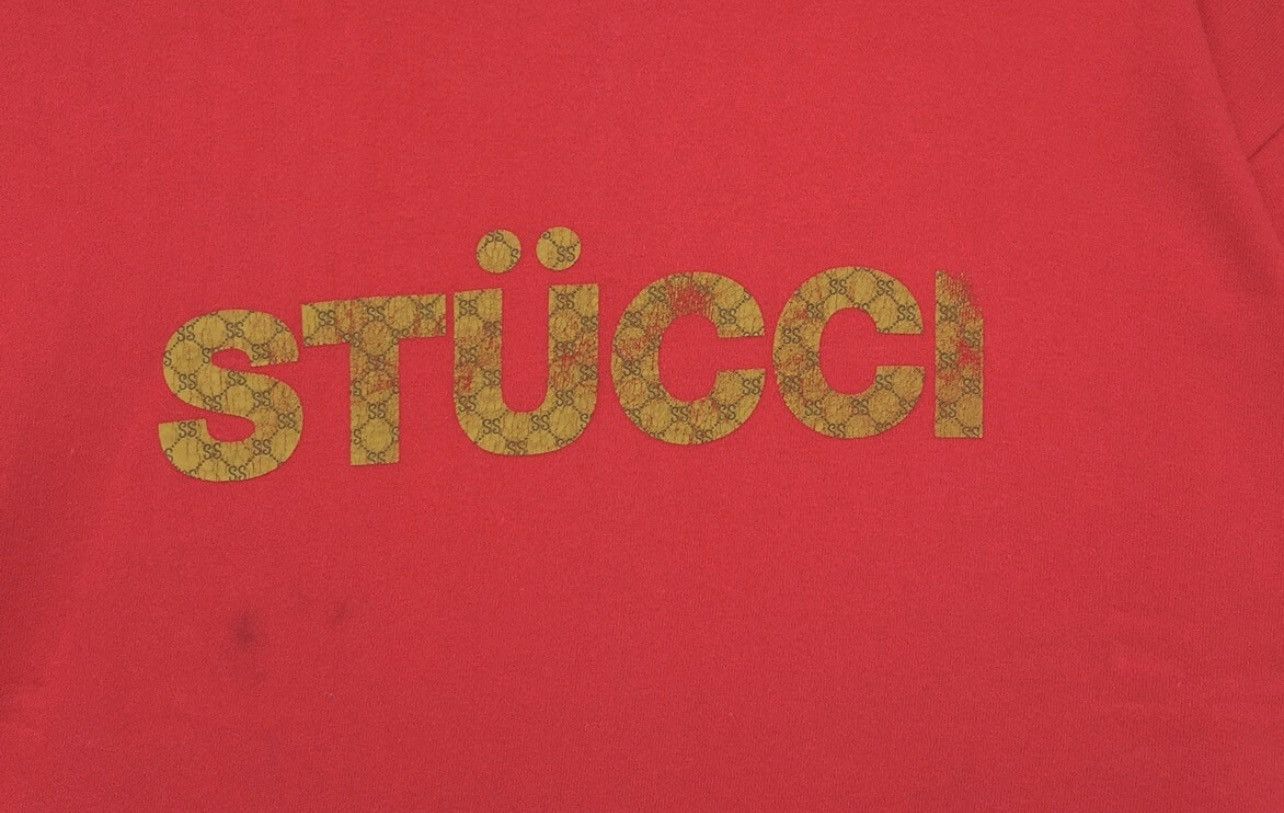 Stussy Rare!!! Vintage 90s Stussy Stucci T-shirt | Spell Out | XL Size US XL / EU 56 / 4 - 5 Thumbnail