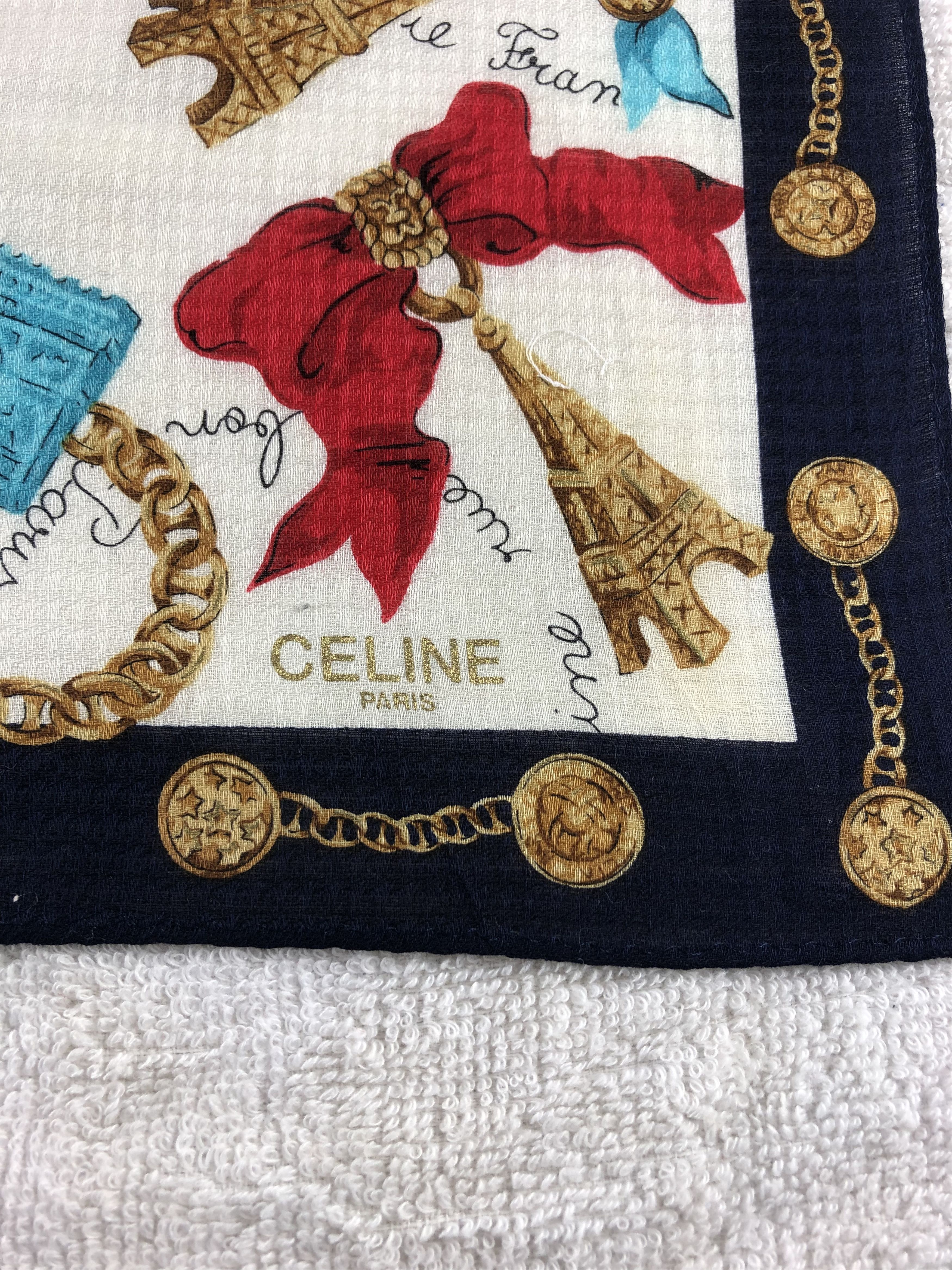 Celine Celine Handkerchief / Bandana / Neckerchief Size ONE SIZE - 5 Thumbnail
