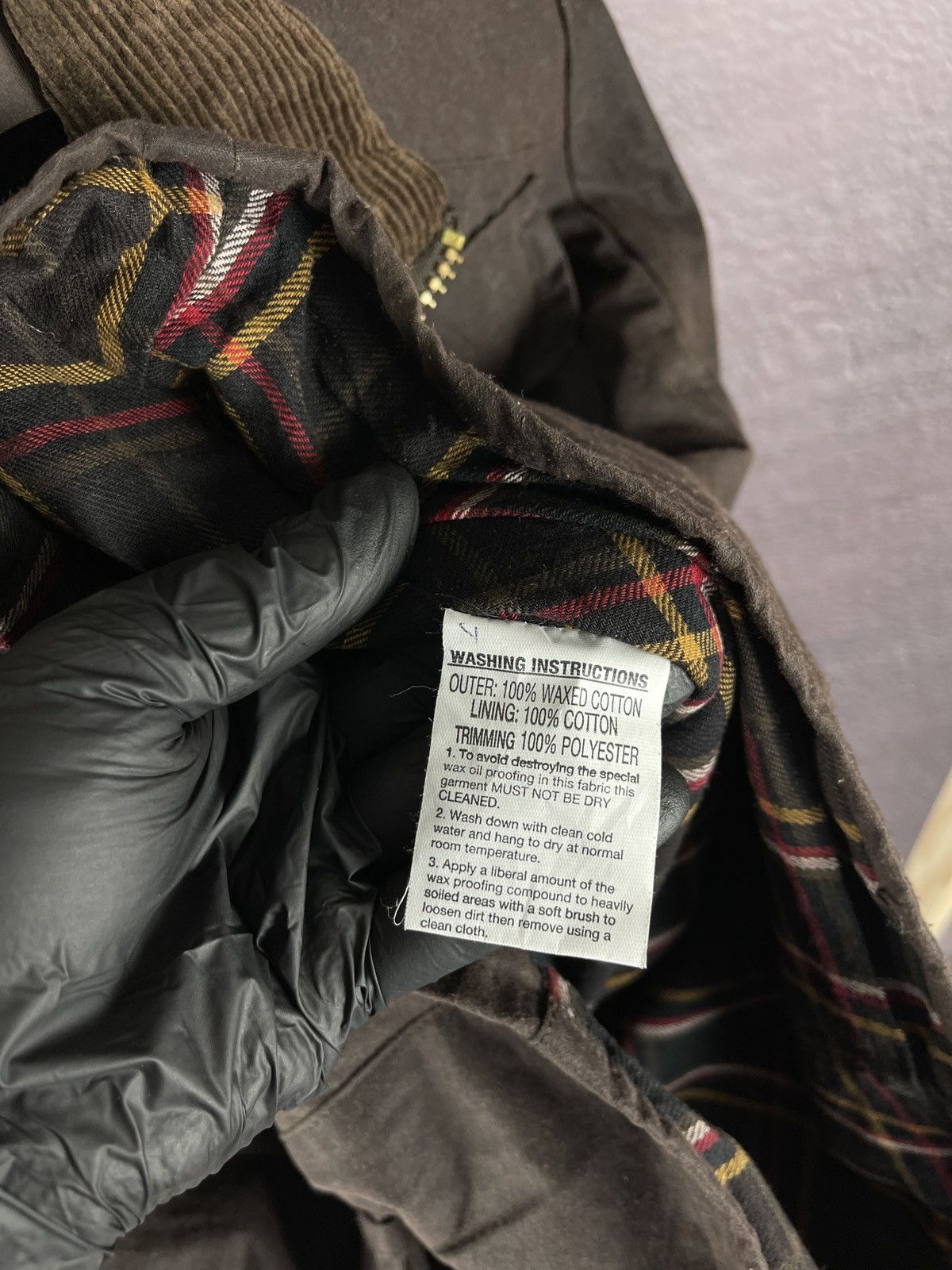 Vintage Green Forest Country wear made in England waxed belt jacket Size S / US 4 / IT 40 - 9 Thumbnail
