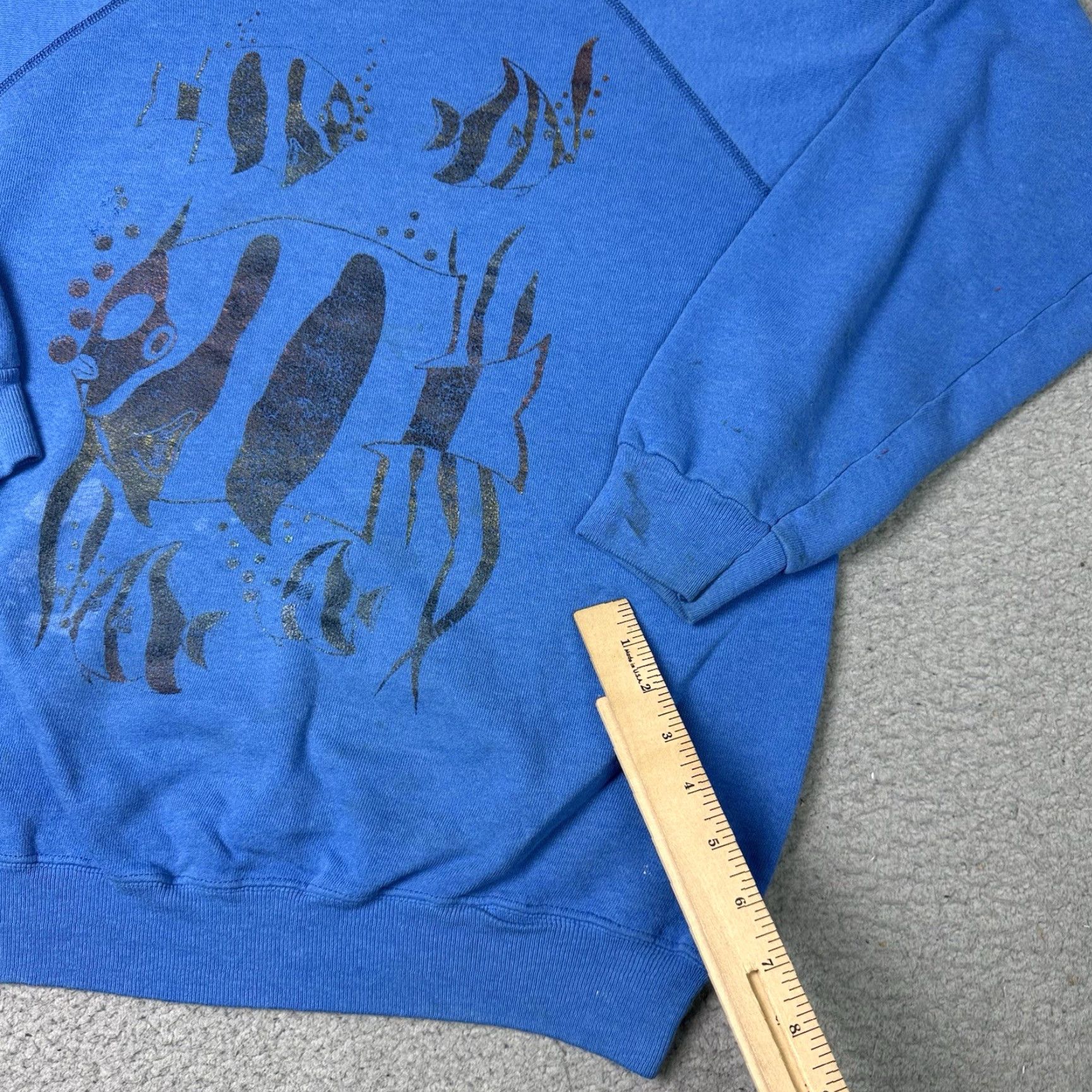 Hanes Vintage 80s Fish Graphic Sweatshirt Hanes Adult Large Blue Angel User: Vintage 80s Fish Graphic Sweatshirt Hanes Adult Large Blue Angel Size US L / EU 52-54 / 3 - 7 Thumbnail