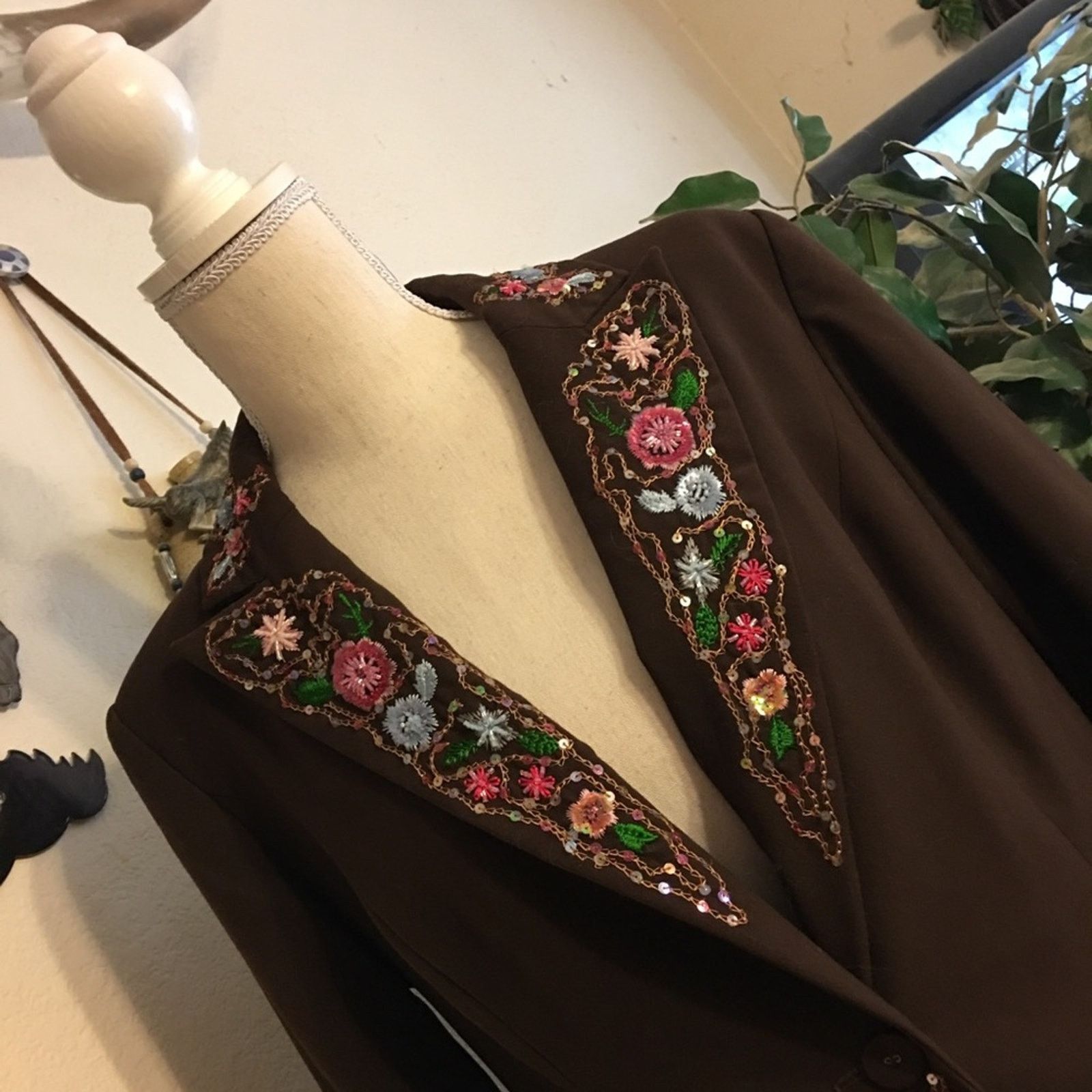 Other Debra McGuire embroidered sequin jacket Size L / US 10 / IT 46 - 3 Thumbnail