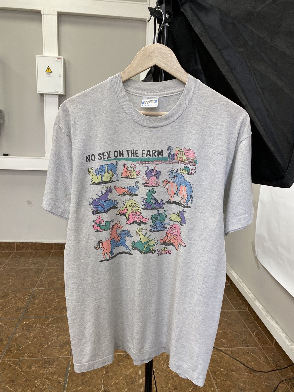 Rip N Dip 🇺🇸 Vintage 90s No Sex On The Farm Humor t-shirt hype rare Y2K |  Grailed