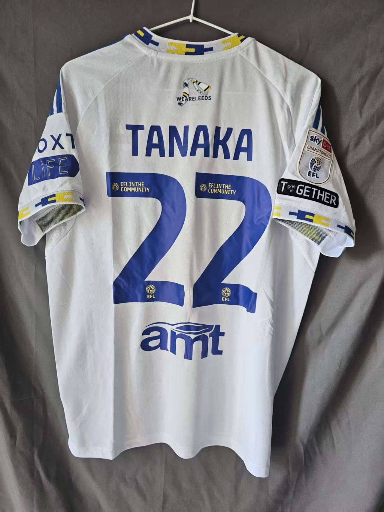 2025 2026 Leeds United F.C. 22 Ao Tanaka Jersey