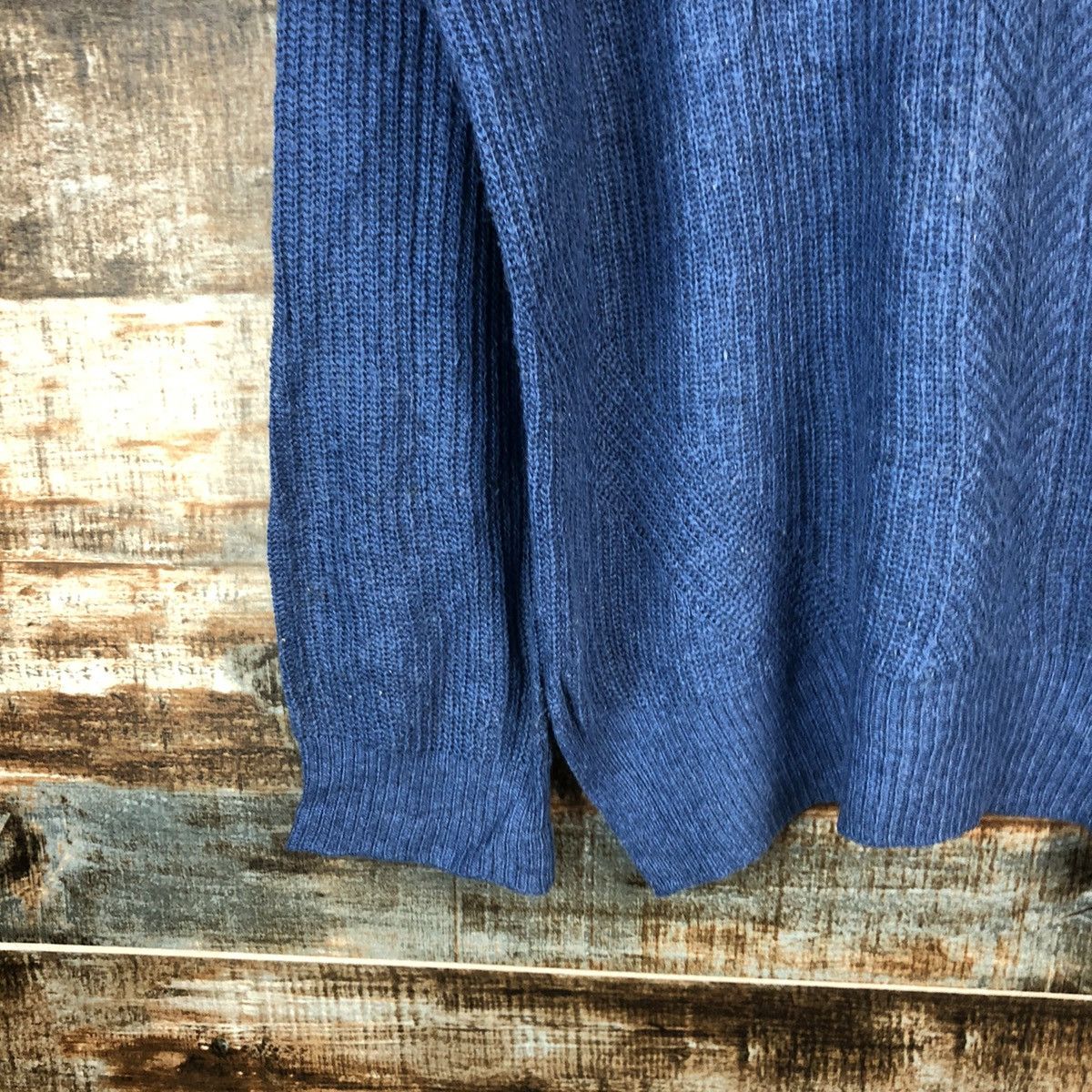 Homespun Knitwear × Japanese Brand Altais japan vintage Blue sweatshirt Knitwear #A1561 Size US L / EU 52-54 / 3 - 7 Thumbnail