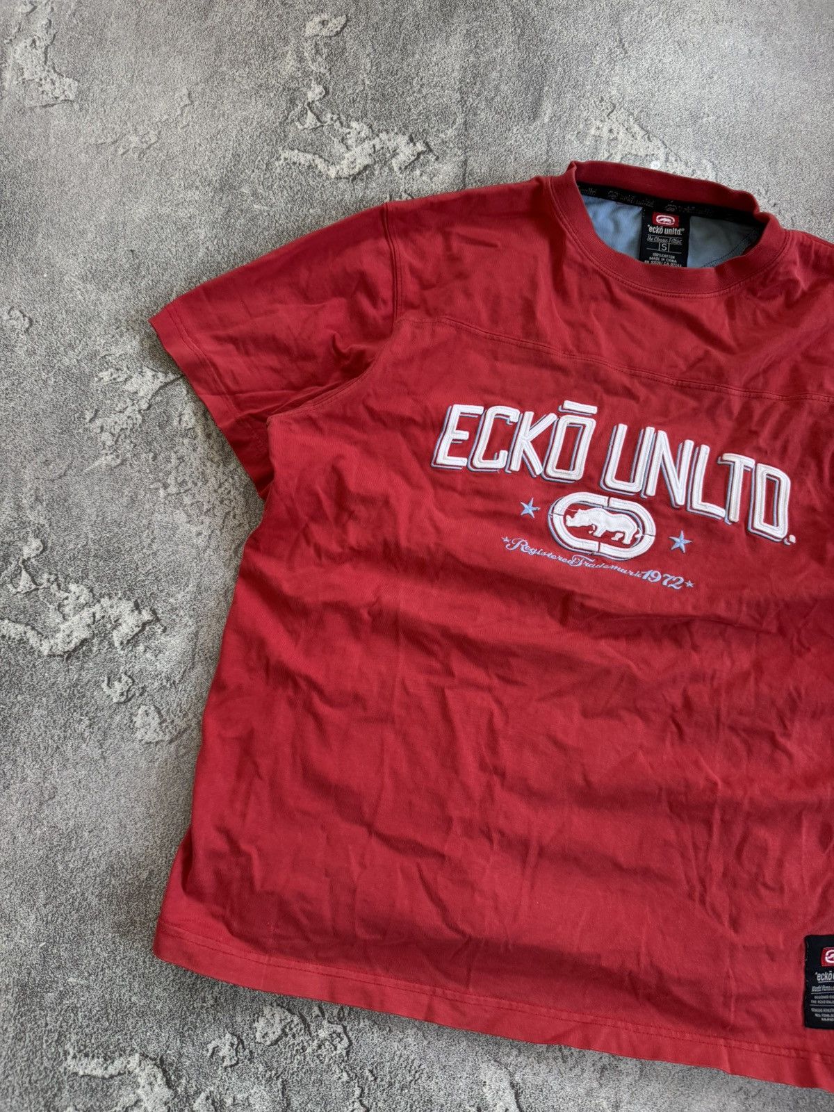 Ecko Unltd. × Vintage Ecko Unltd S big logo tee T-shirt RAP HipHop MMA sk8 Y2K 90s Size US S / EU 44-46 / 1 - 9 Thumbnail