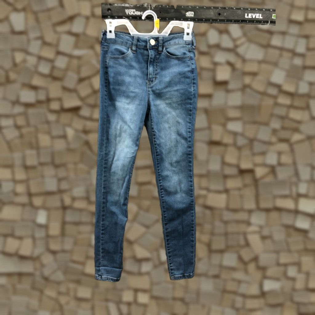 Vintage SO High Rise Jegging Jeans Size 3 Juniors Dark Wash Blue Denim Women 5-Pocket Style Regular Fit Vintage: No Size 26" / US 2 / IT 38 - 1 Thumbnail