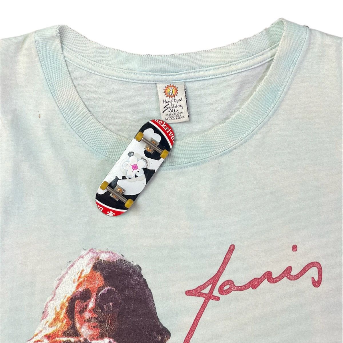 Band Tees × Vintage Vintage 2002 Janis Joplin Tie Dye Sun Dog Shirt Size US XL / EU 56 / 4 - 3 Thumbnail
