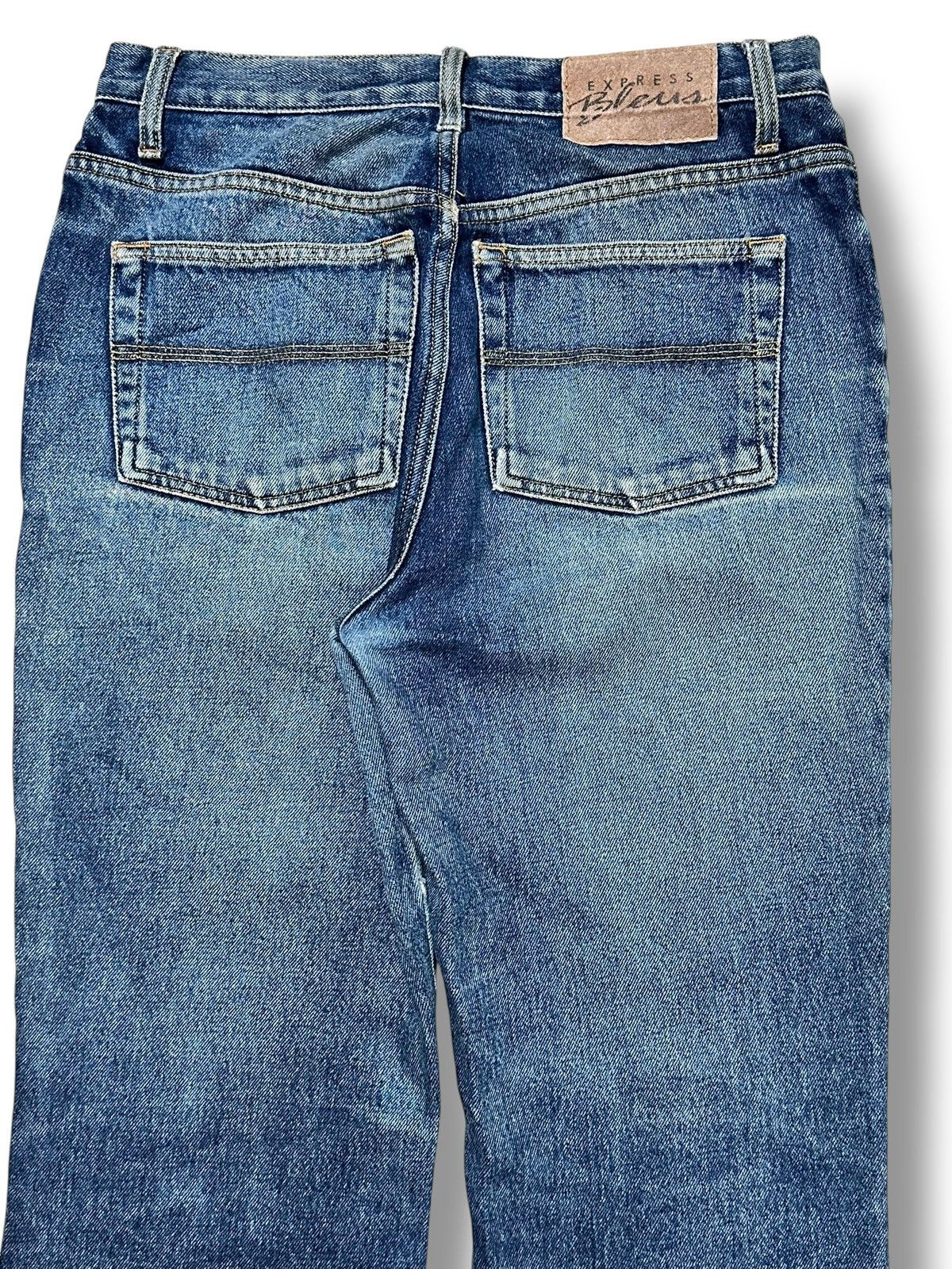 Express Express Vintage With Straight Loose Style and Faded Wash Size US 31 - 6 Thumbnail