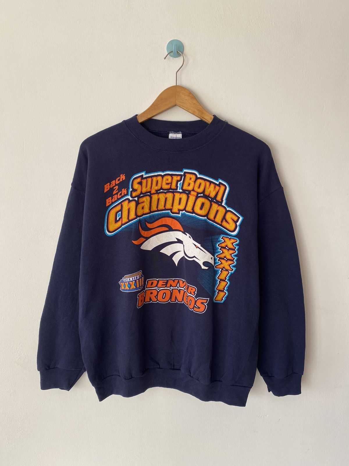 Logo 7 × NFL × Vintage Denver Broncos Super Bowl XXXII Champion Back to Back Size US L / EU 52-54 / 3 - 1 Thumbnail