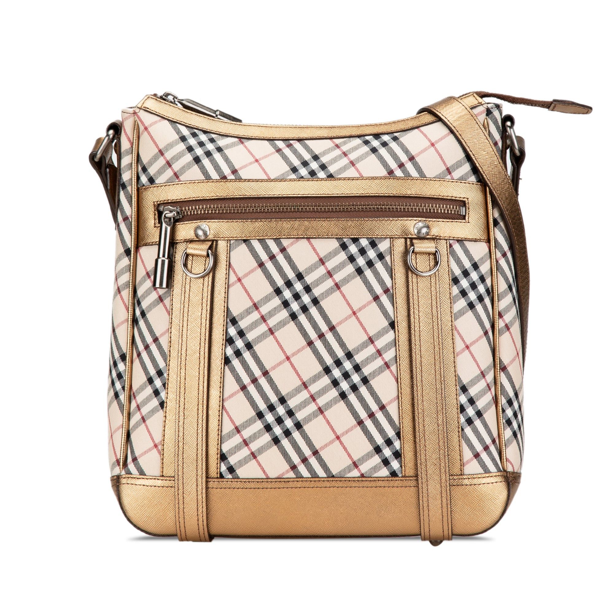 Burberry Nova Check Canvas Crossbody Size ONE SIZE - 1 Thumbnail