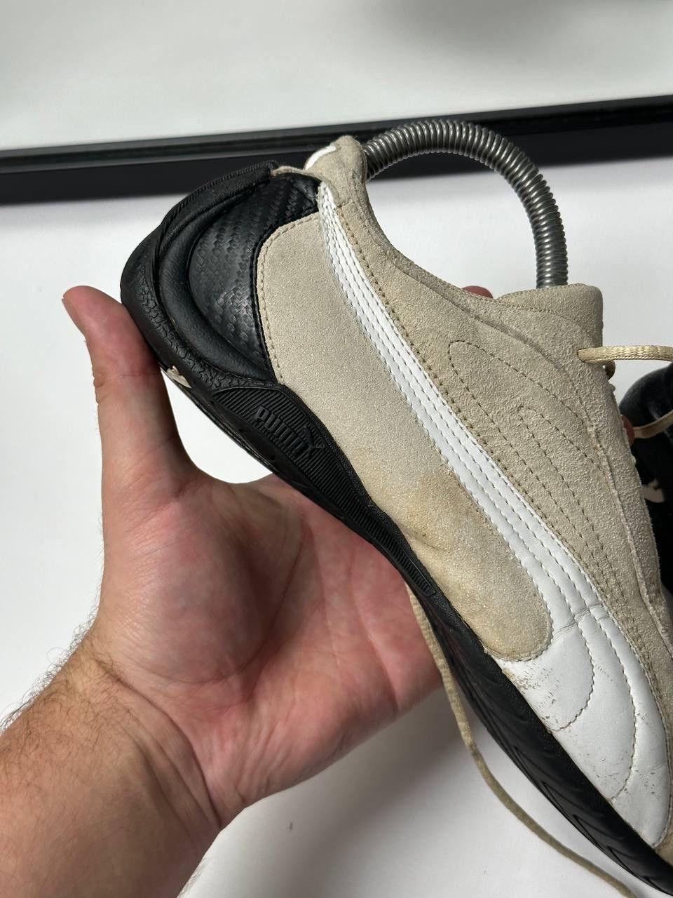 Puma Vintage Japanese Sneak Y2K Puma Speed Cat Beige Size US 8 / IT 38 - 18 Thumbnail