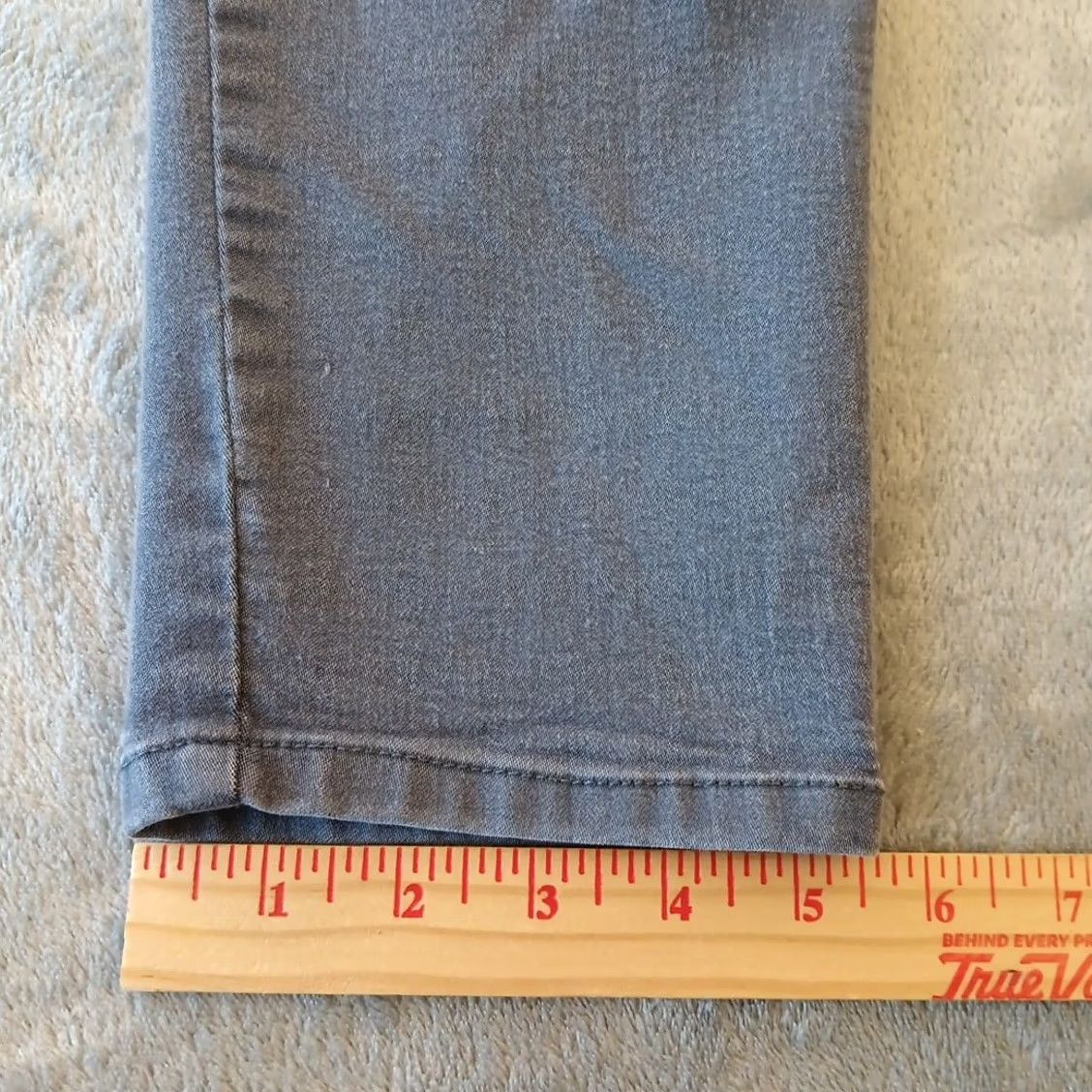 Vintage Democracy Absolution Jeans Womens Size 14 Gray Stretch Mid Rise Ankle 34x26 Size 36" / US 14 / IT 50 - 6 Thumbnail