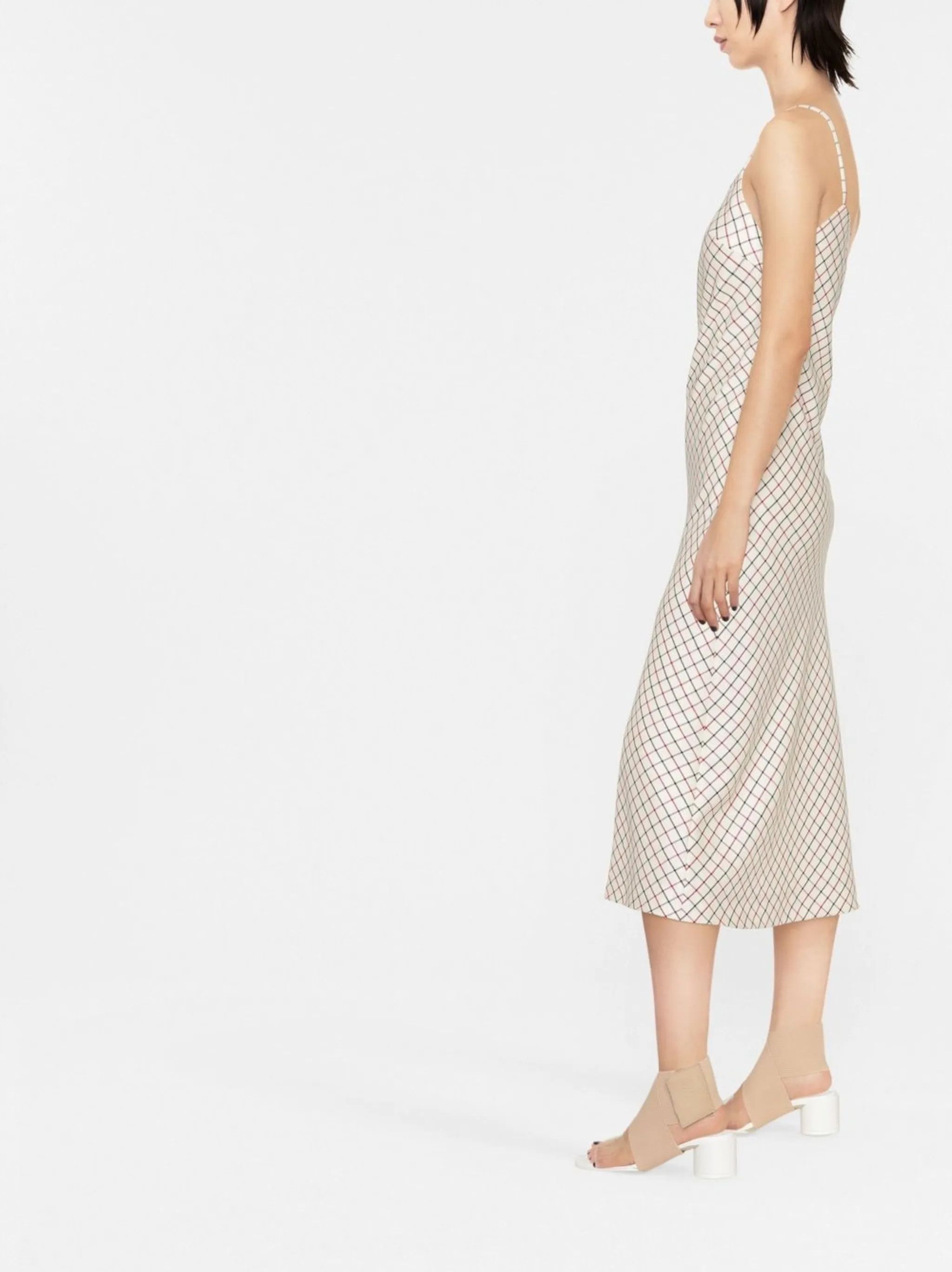 Maison Margiela o1y0625 Midi Dress in Multicolor Size M / US 6-8 / IT 42-44 - 2 Thumbnail