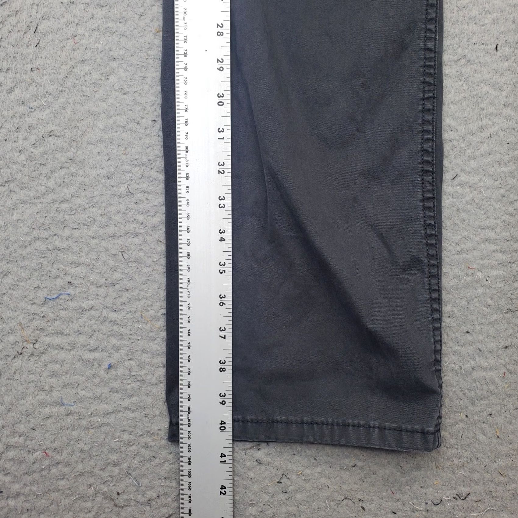 Levi's Levi's 514 Jeans Mens 36x30 Black Denim Stretch Straight Fit White Tab Streetwear Shirt Size US 36 / EU 52 - 3 Thumbnail