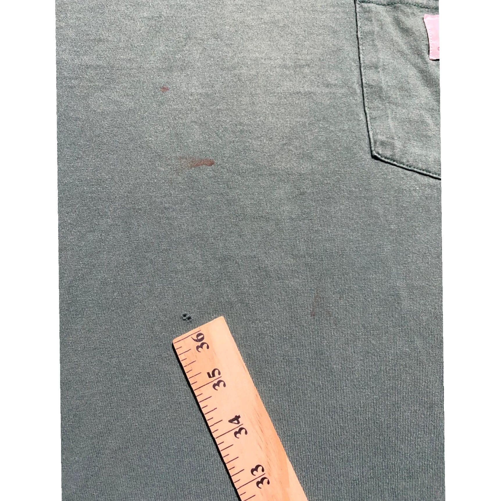 Carhartt VINTAGE Carhartt K87 Pocket T-Shirt Hunter Green Distressed Heavyweight Cotton Mens XL Boys? Size US XL / EU 56 / 4 - 4 Thumbnail
