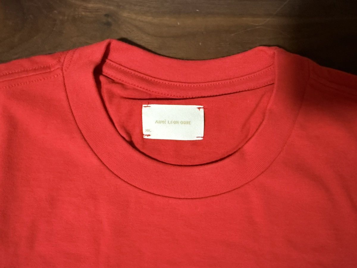 Aime Leon Dore Aime Leon Dore ALD Crest Pocket Tee in True Red Size XL Size US XL / EU 56 / 4 - 3 Thumbnail