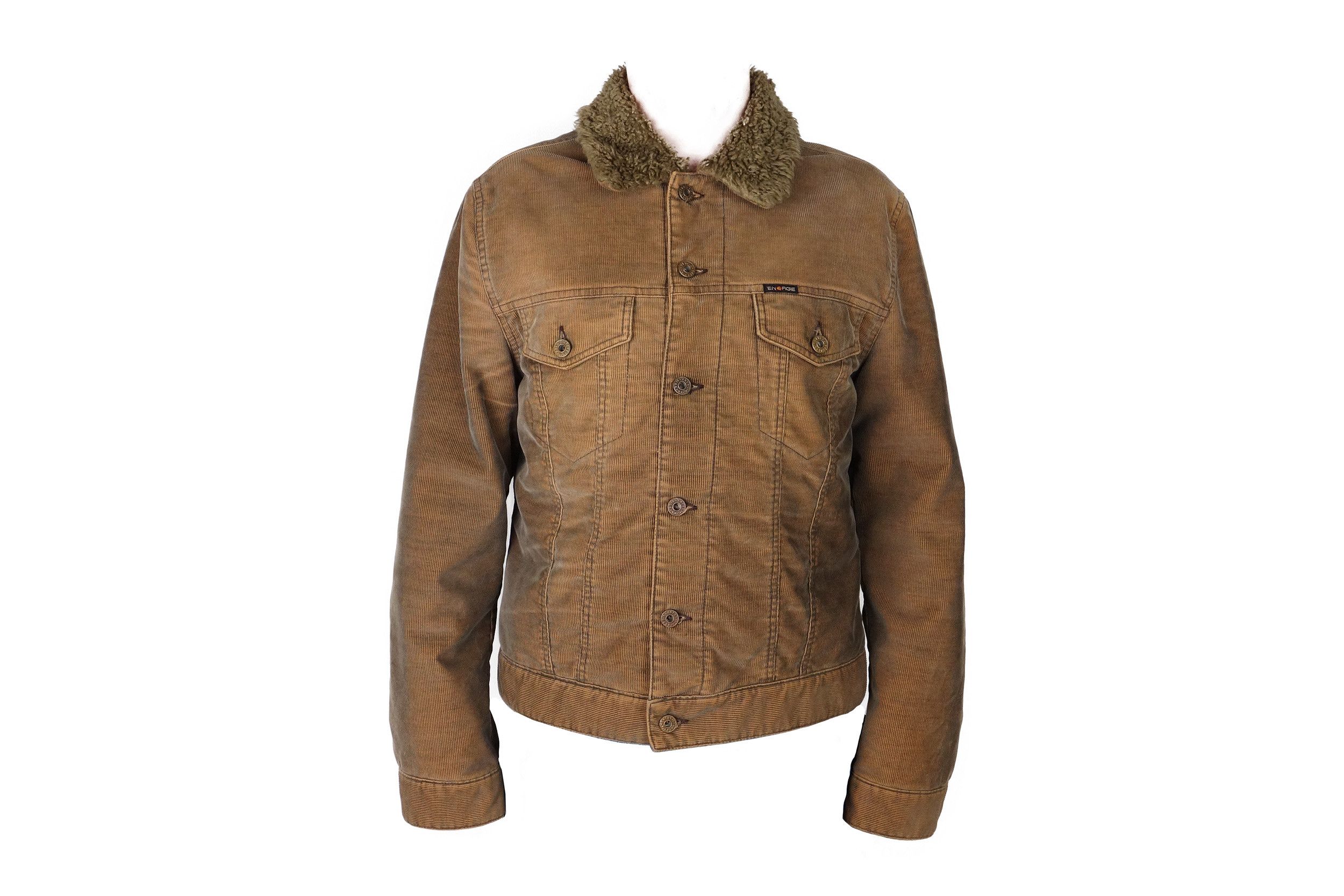 Energie × Sixty Energie Vintage Corduroy Trucker Jacket Sherpa by Miss Sixty Size US L / EU 52-54 / 3 - 2 Thumbnail