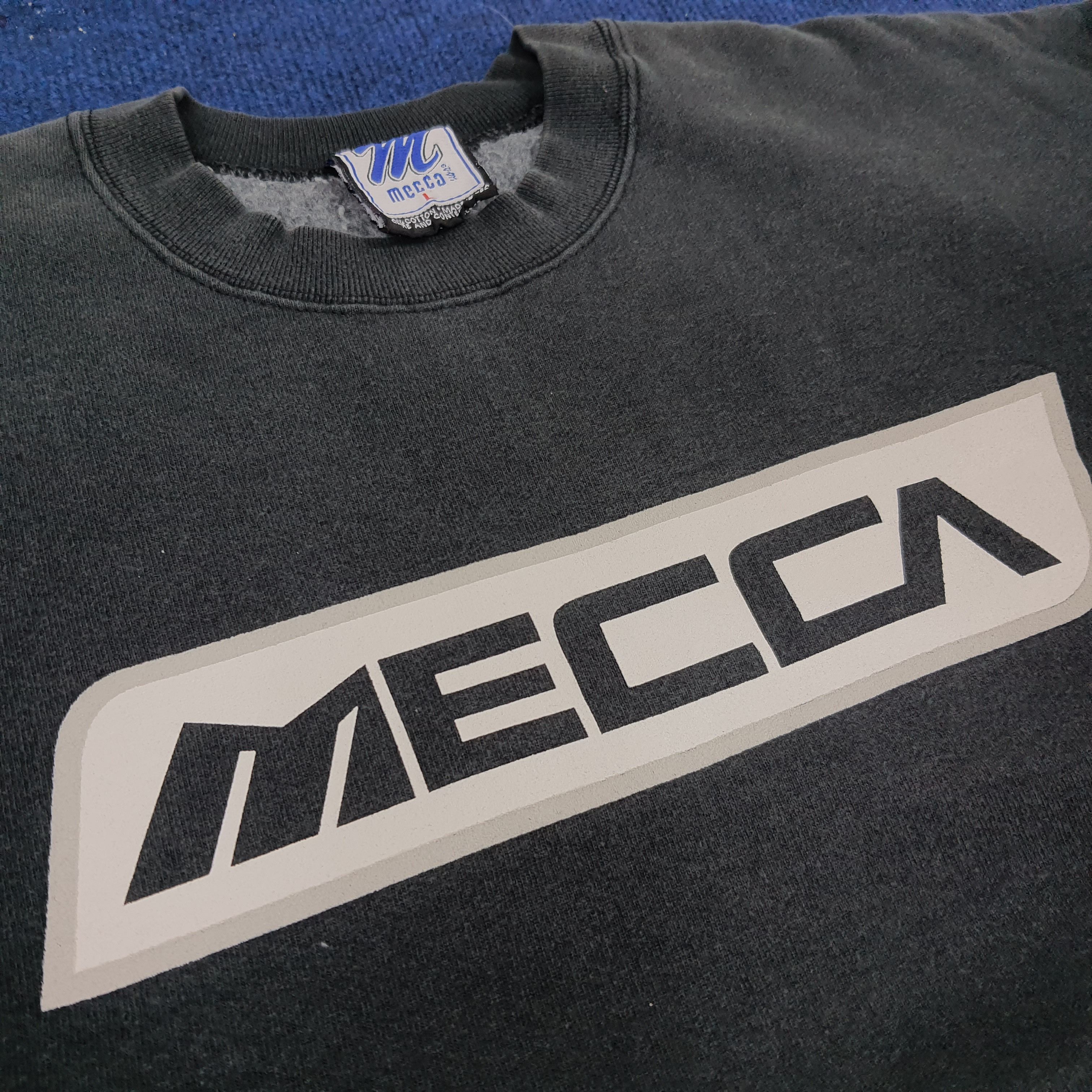 Mecca × Vintage Vintage 18M Mecca Streetwear Sweatshirt Size US L / EU 52-54 / 3 - 2 Thumbnail