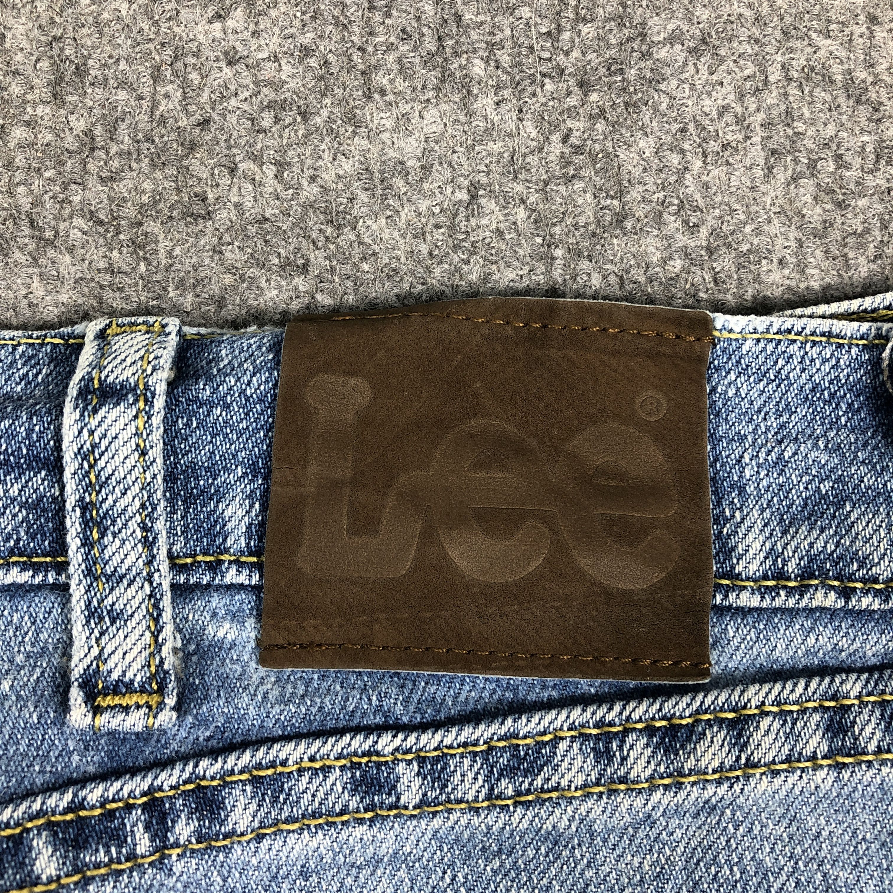 Lee × Vintage Vintage Lee Regular Straight Jeans L824 Size US 38 / EU 54 - 6 Thumbnail
