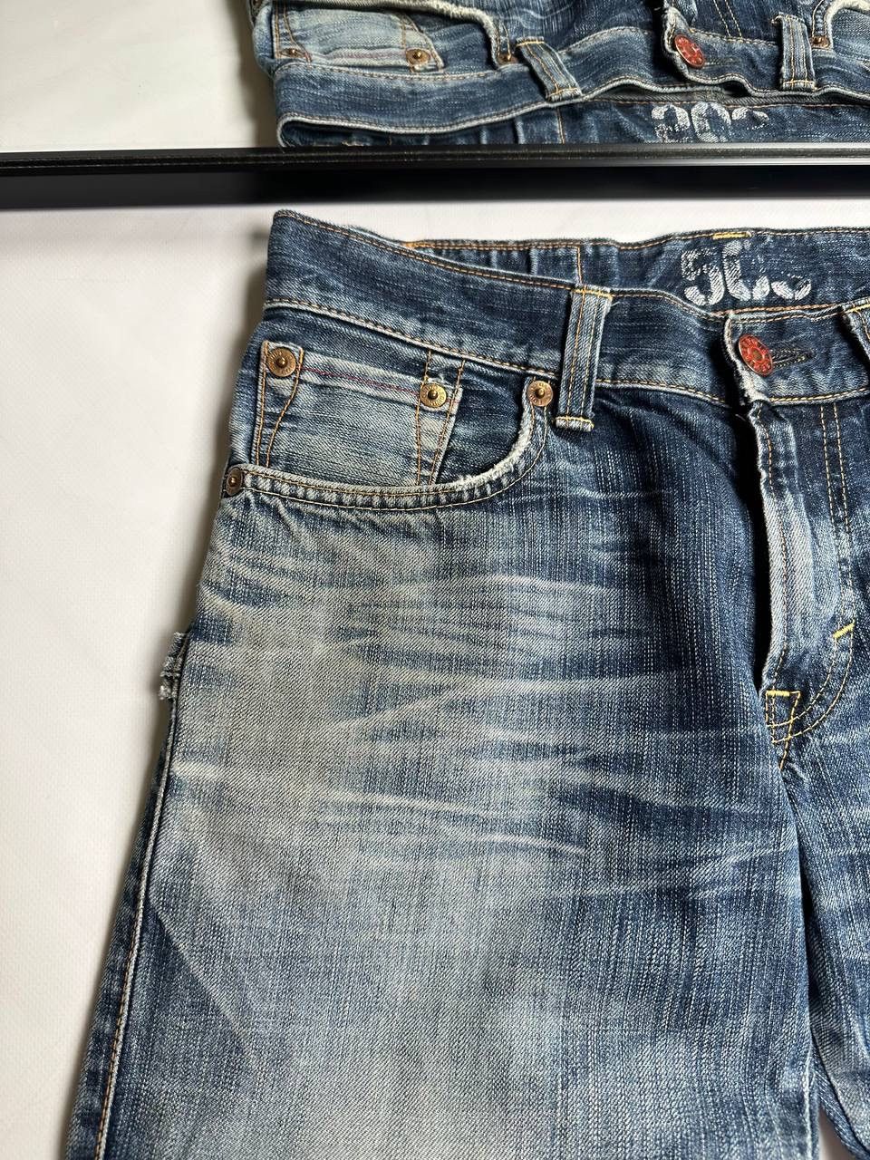 If Six Was Nine 2000s Edwin Blue Trip Japan Washed Faded Jeans🔥 Size US 31 - 12 Thumbnail