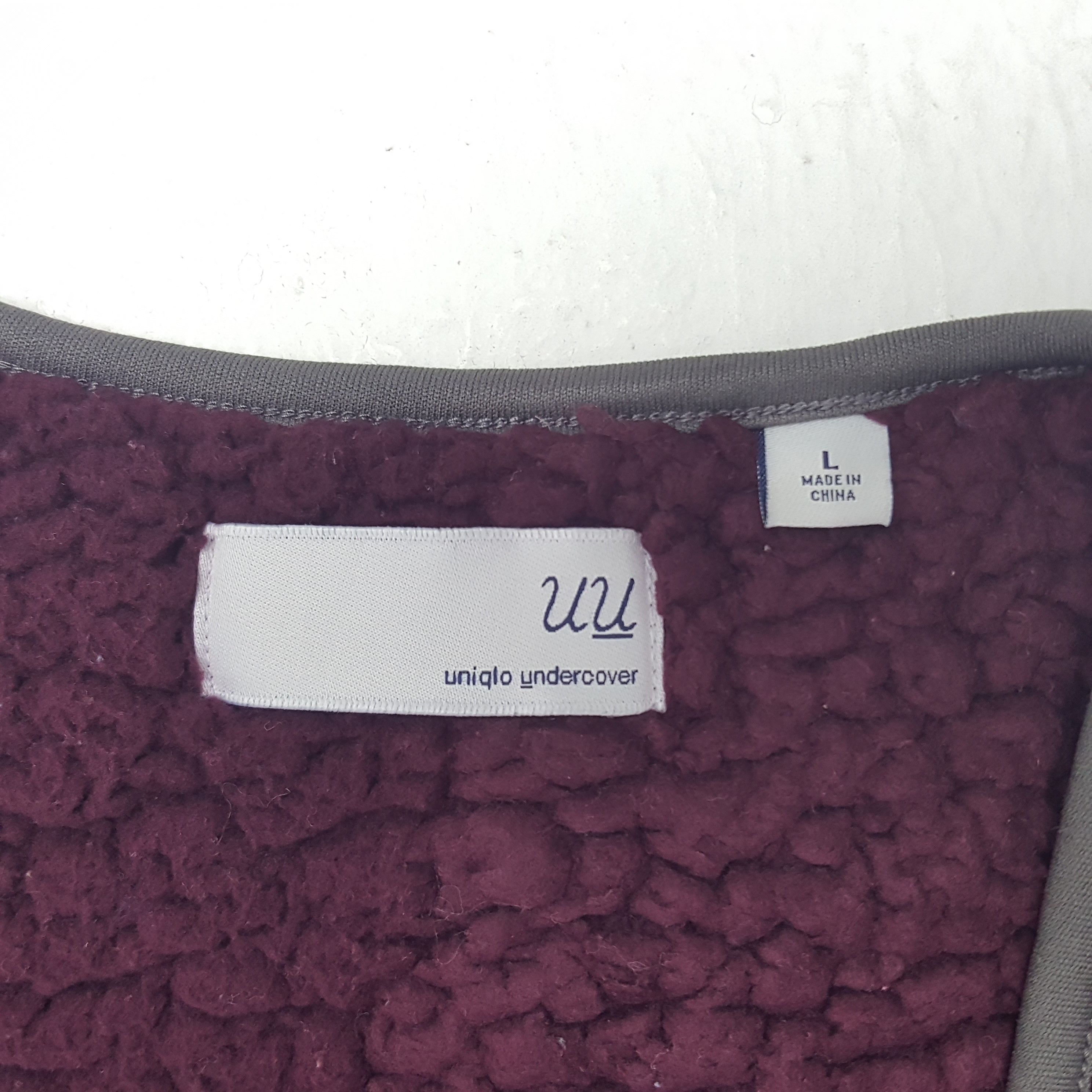 Undercover × Uniqlo Vintageb Uniqlo x Undercover Fleece Custom Art U Jacket Size US L / EU 52-54 / 3 - 6 Thumbnail