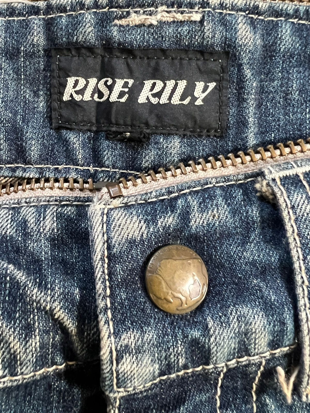 If Six Was Nine × Japanese Brand × Le Grande Bleu (L.G.B.) Vintage 90s Rise Rily 🇯🇵 2 in 1 Overalls Size US 34 / EU 50 - 22 Thumbnail