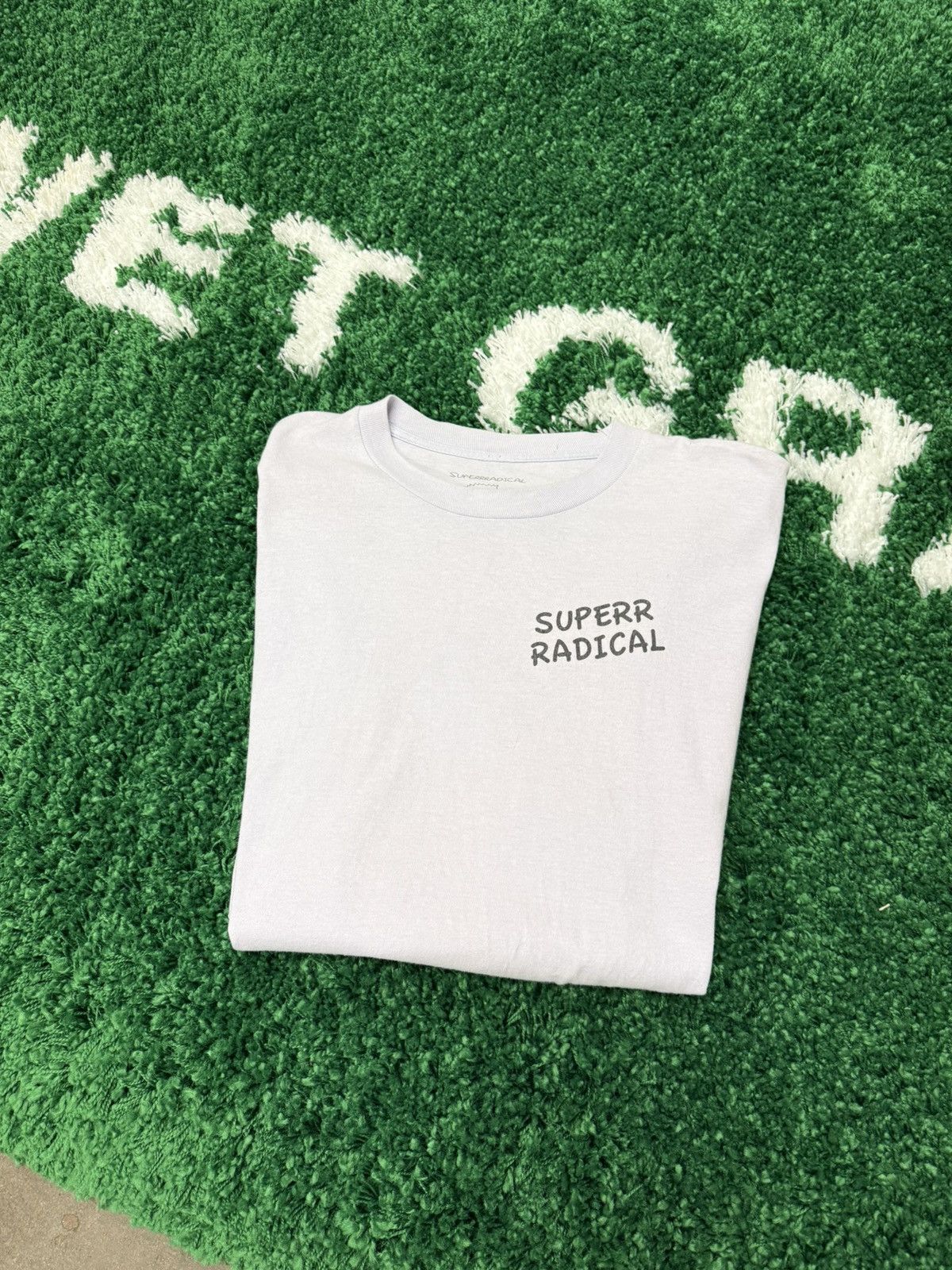 Superrradical Superrradical Baby Blue " Go To Hell " Monopoly Logo Tee Size US XXL / EU 58 / 5 - 4 Thumbnail