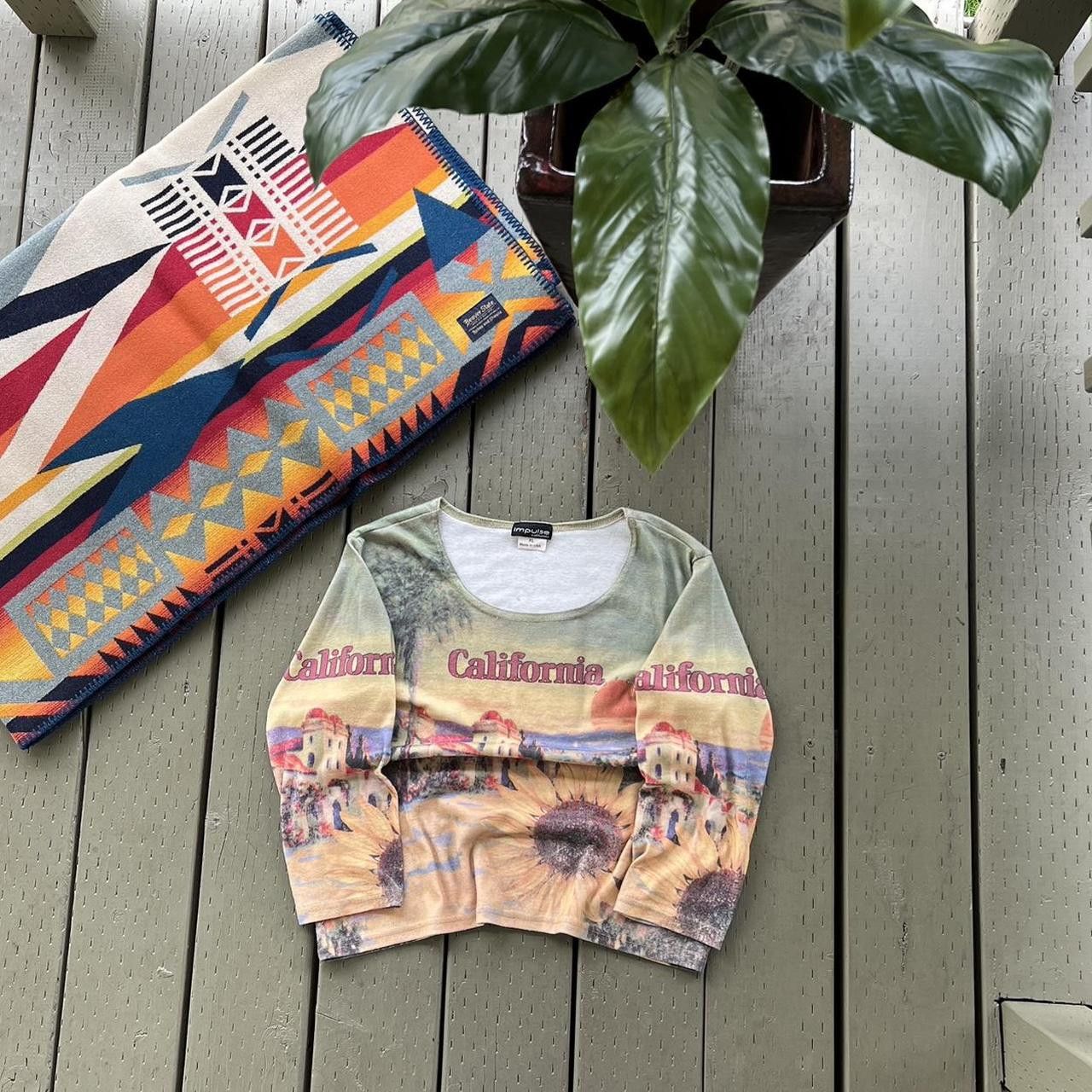 Vintage Vintage Impulse California Art Top Long Sleeve Size XL / US 12-14 / IT 48-50 - 2 Thumbnail